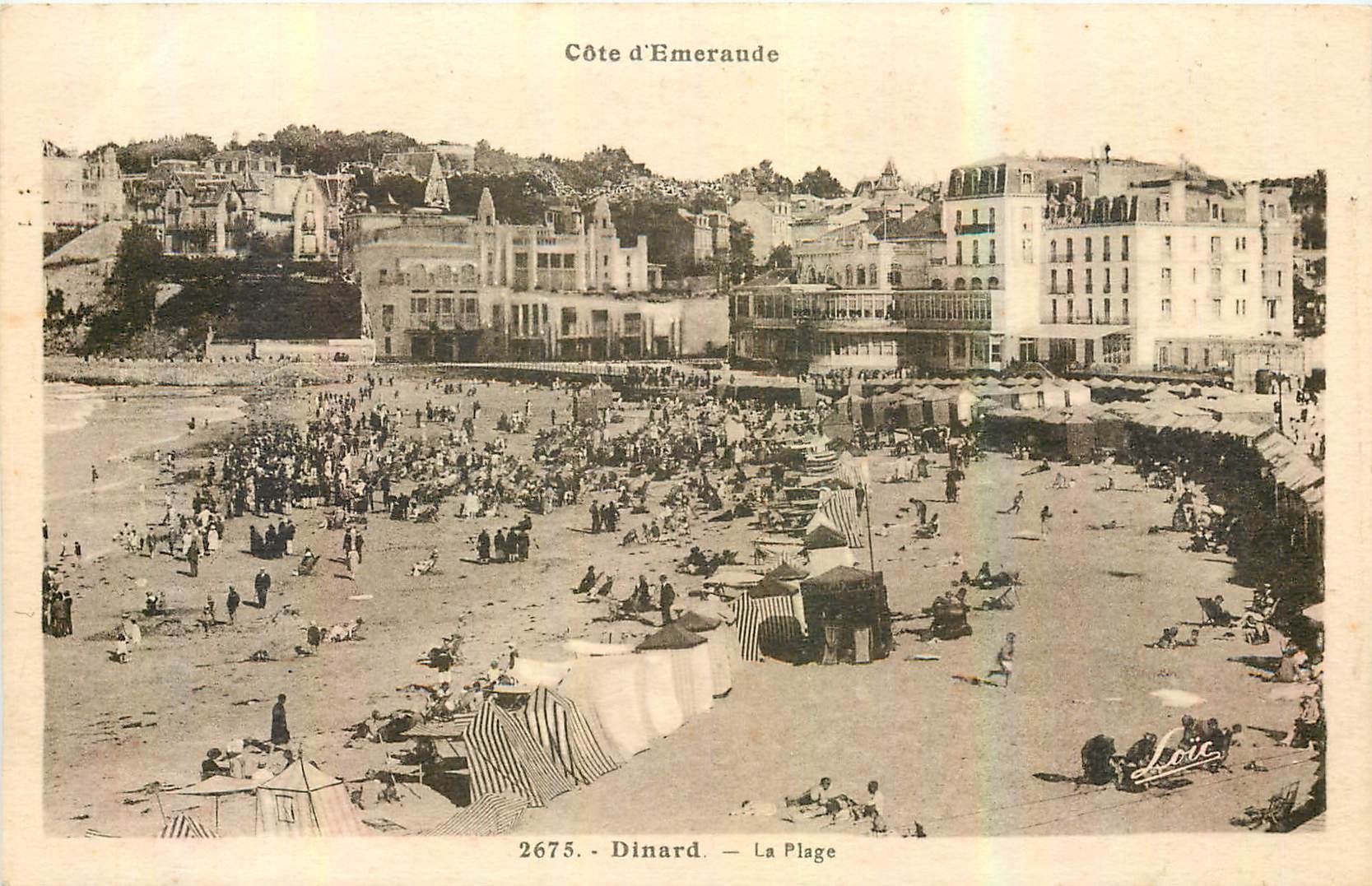 CPA Cote d'Emeraude Dinard La Plage 