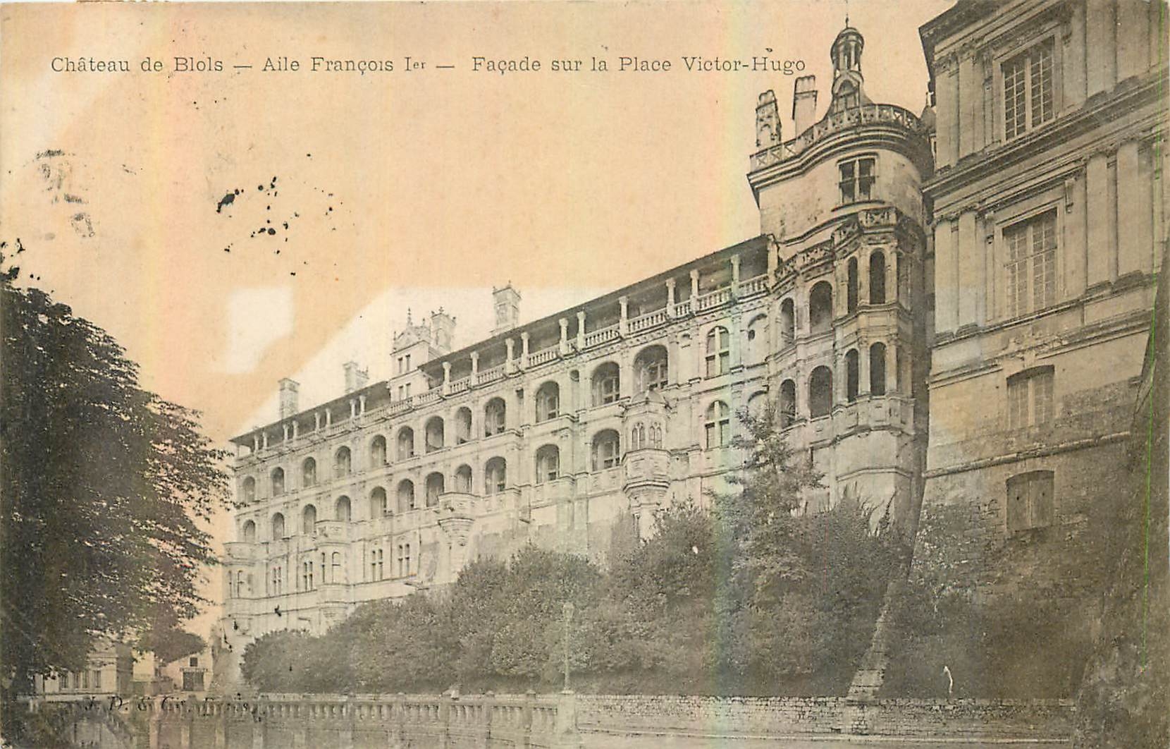 CPA Chateau de Blois Aile Francois I Facade sur la Place Victor Hugo 