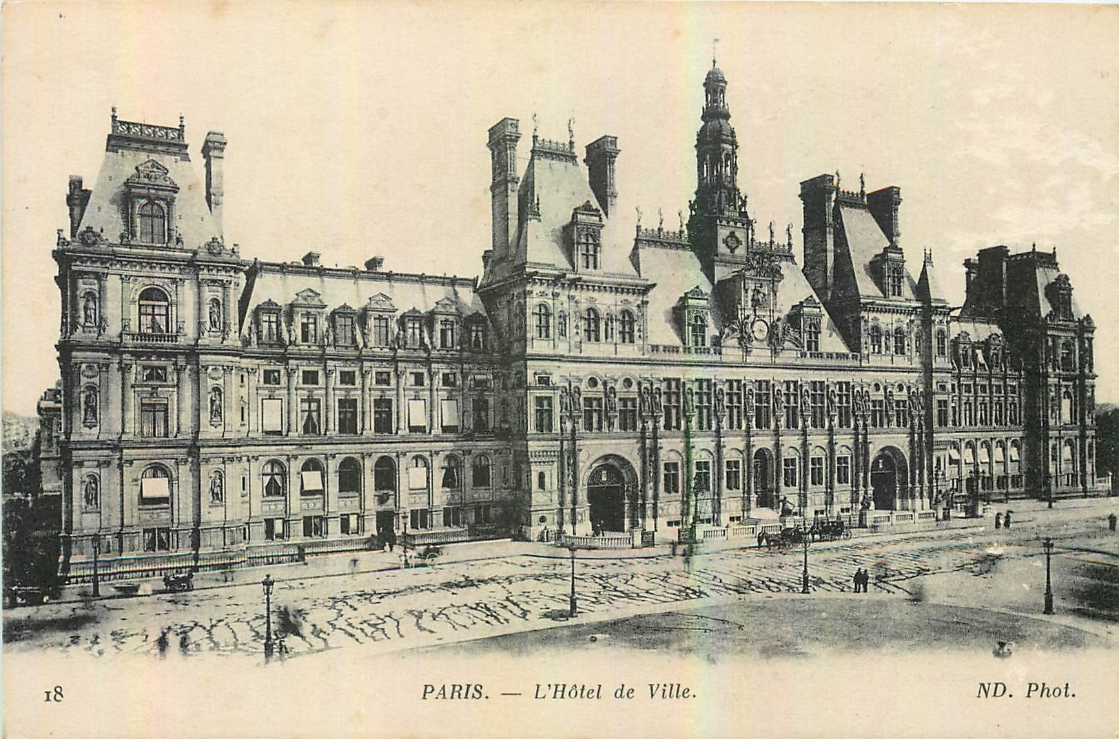 CPA Paris L'Hotel de Ville