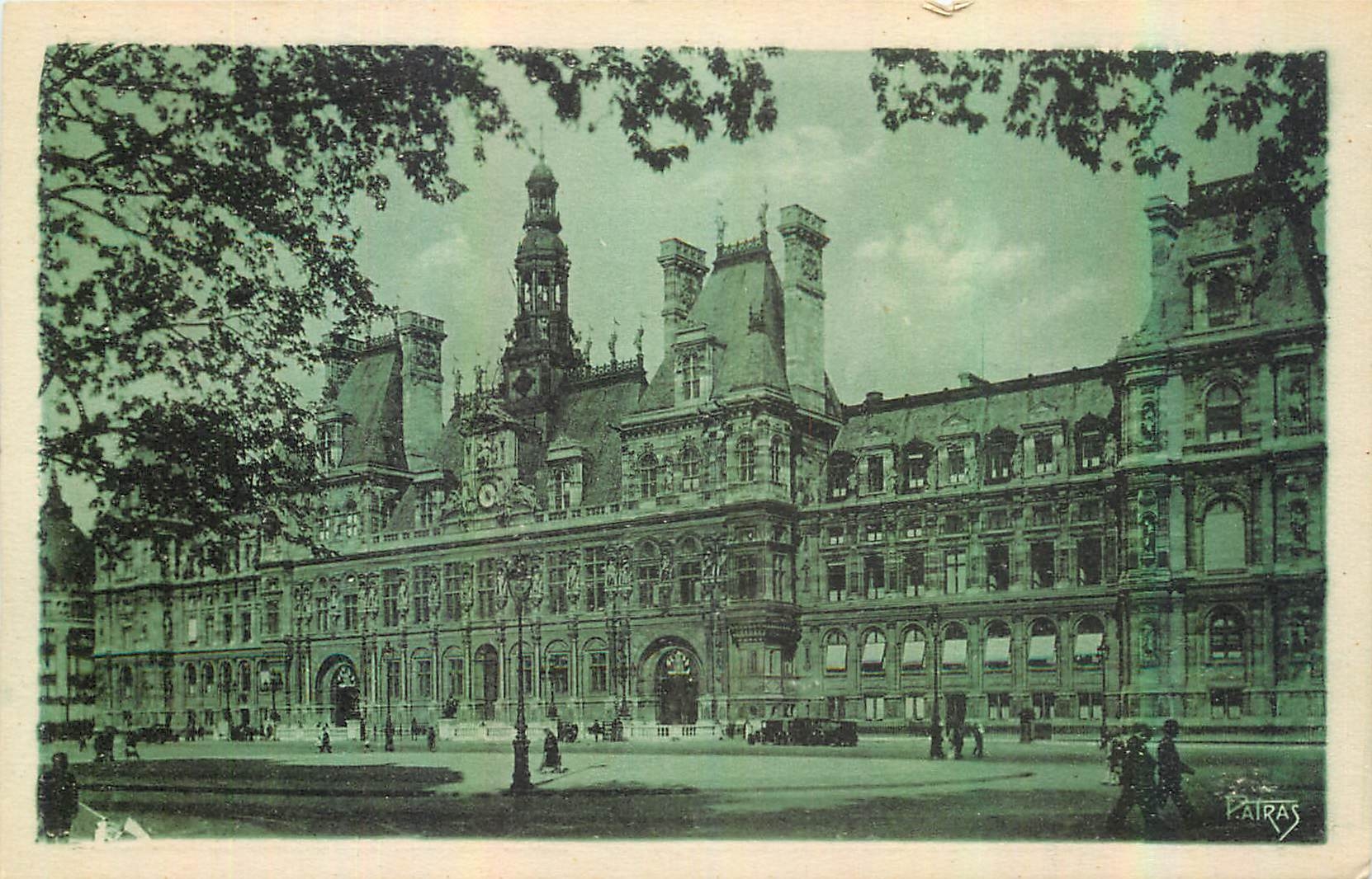 CPA Les Jolis Coins de Paris Picturesque corners of Paris l'Hotel de Ville