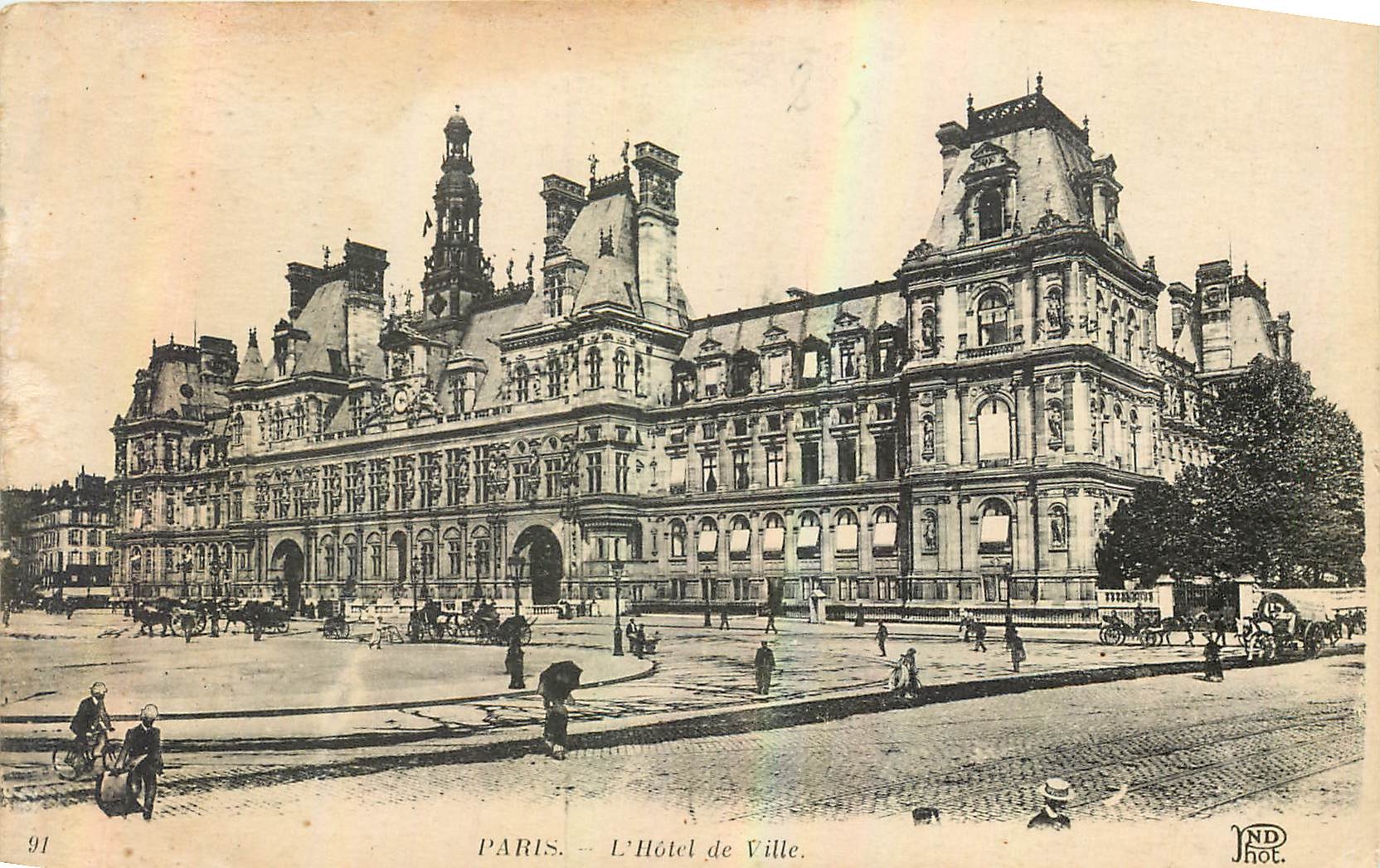 CPA Paris l'Hotel de Ville