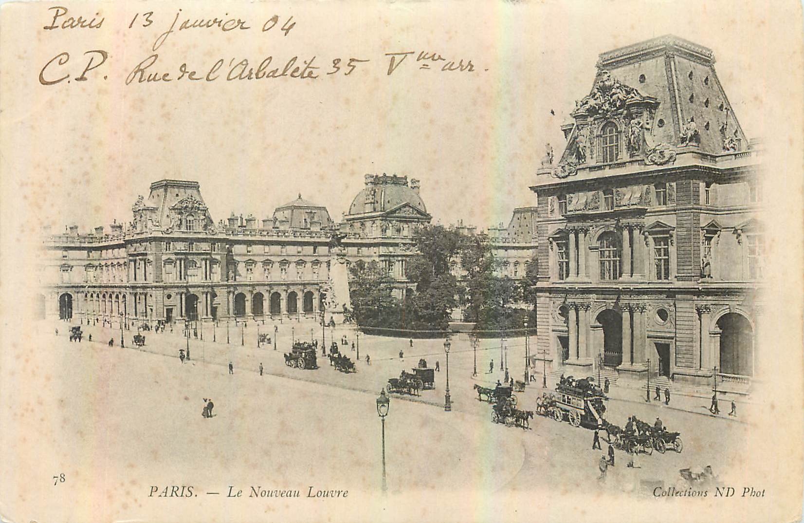 CPA Paris le Nouveau Louvre 