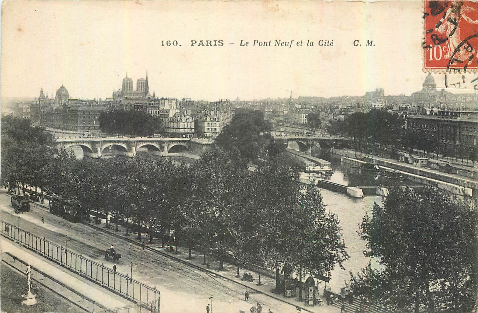 CPA Paris Le Pont Neuf et la Cite 