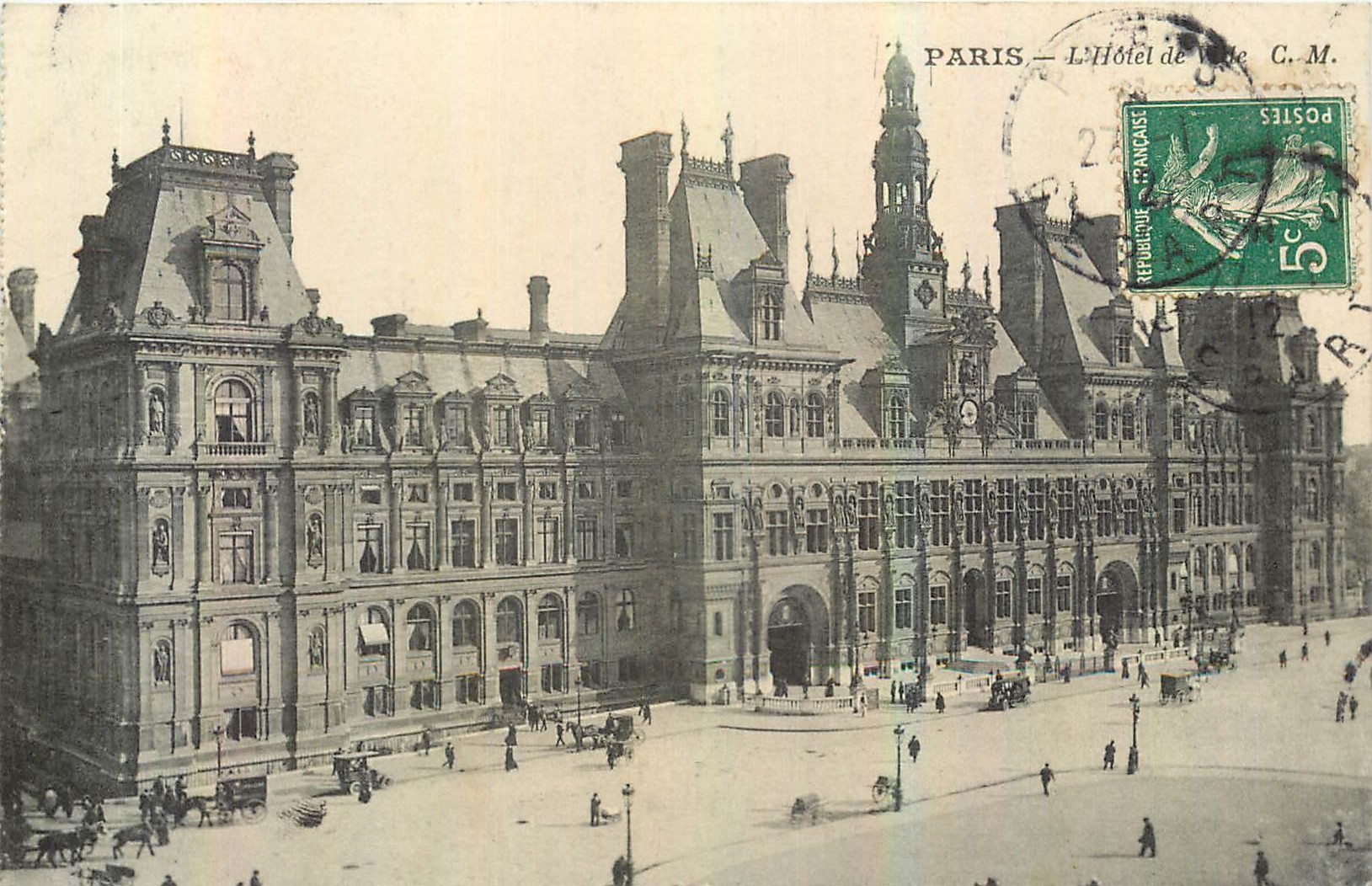 CPA Paris L'Hotel e Ville 