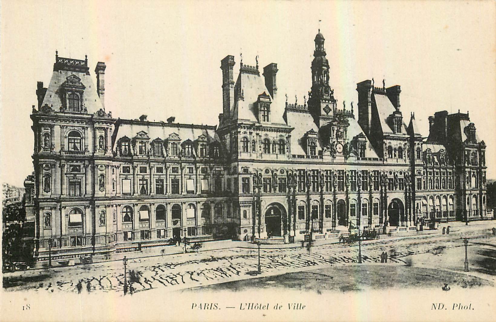 CPA Paris l'Hotel de Ville 