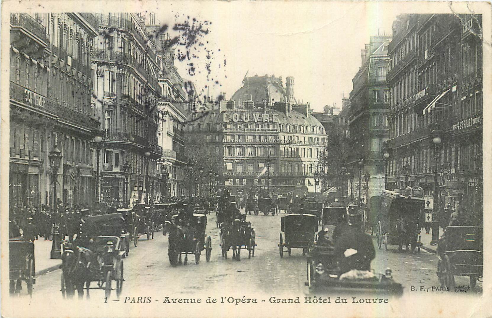 CPA Paris Avenue de l'Opera Grand Hotel du Louvre