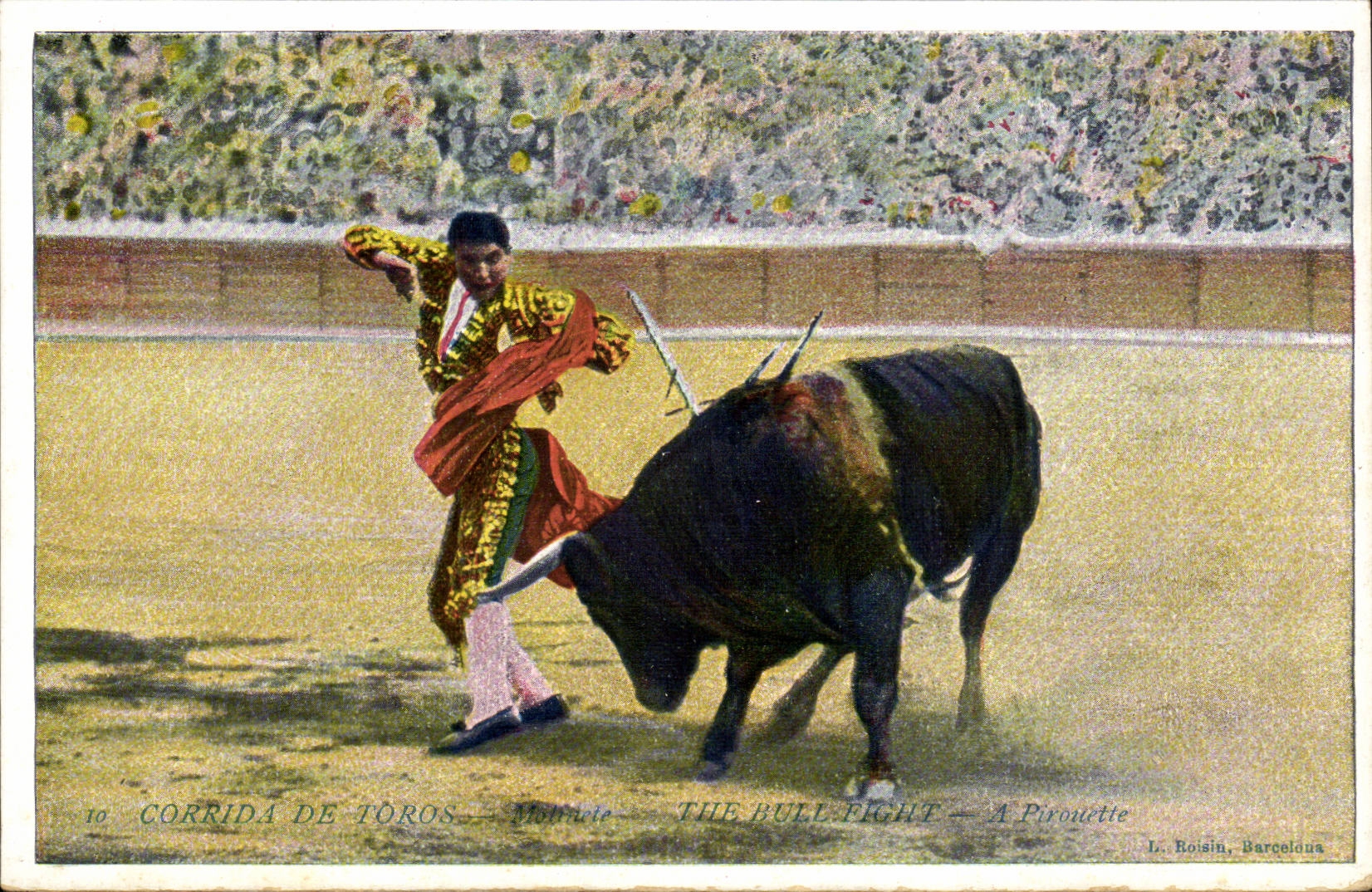 CPA Bullfight of Toros Milinete (bull bullfight)