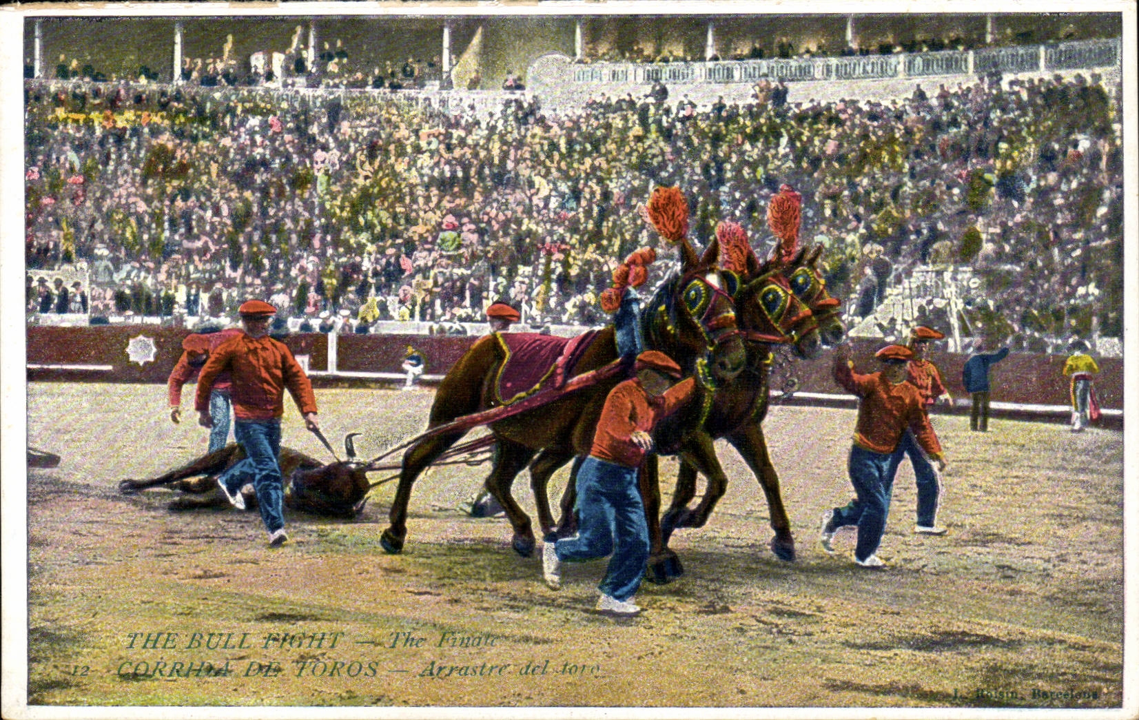 CPA Bullfight of Toros Arrastre LED torus (bull bullfight)
