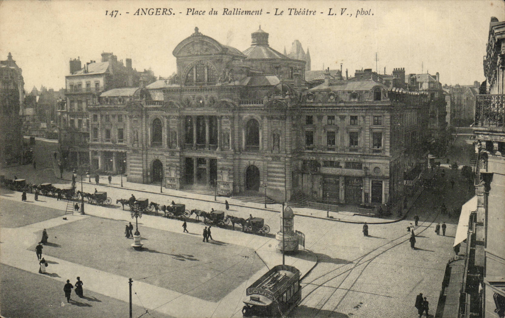 Angers CPA Places Rallying the theater