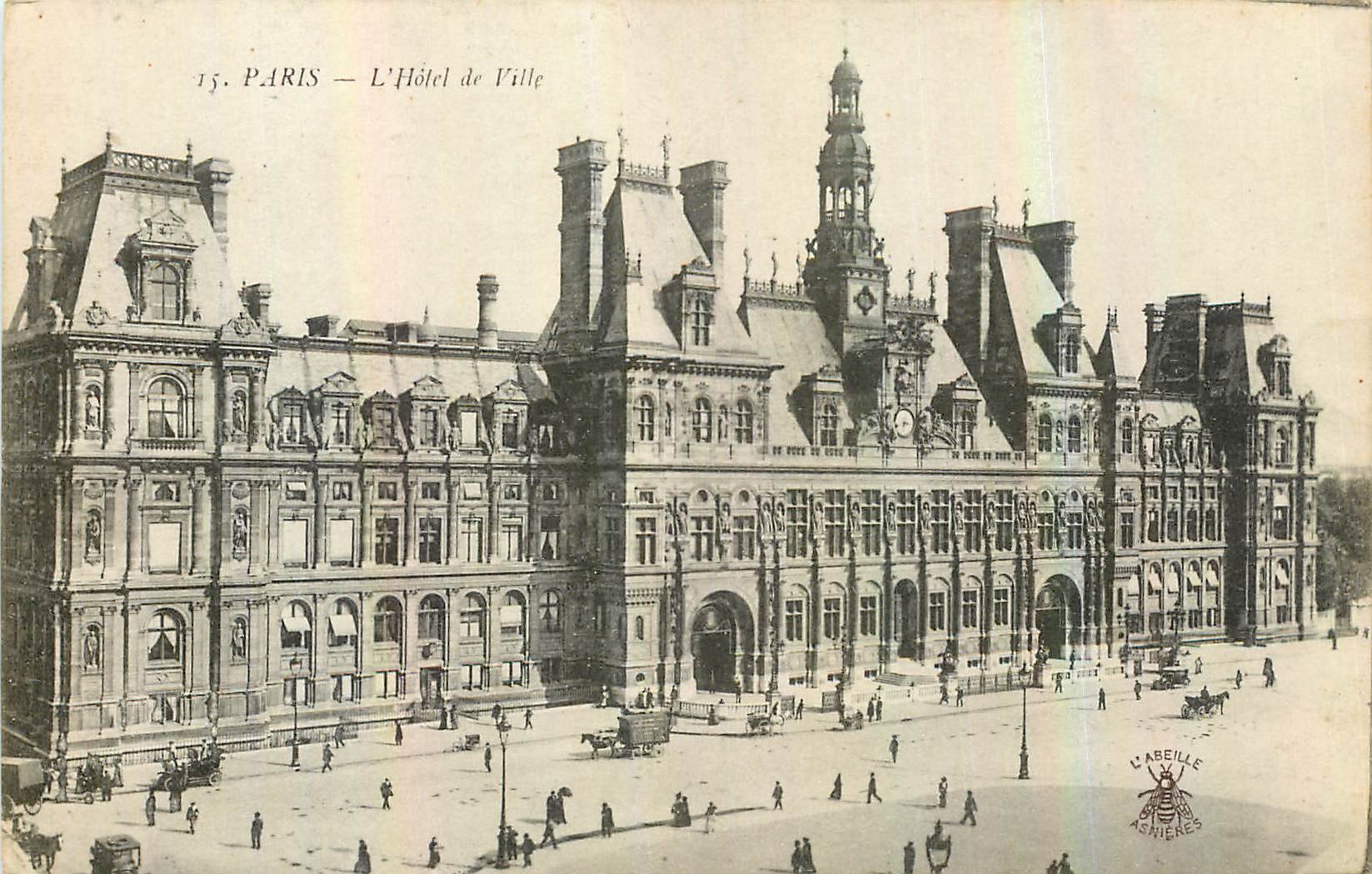 CPA Paris l'Hotel de Ville 