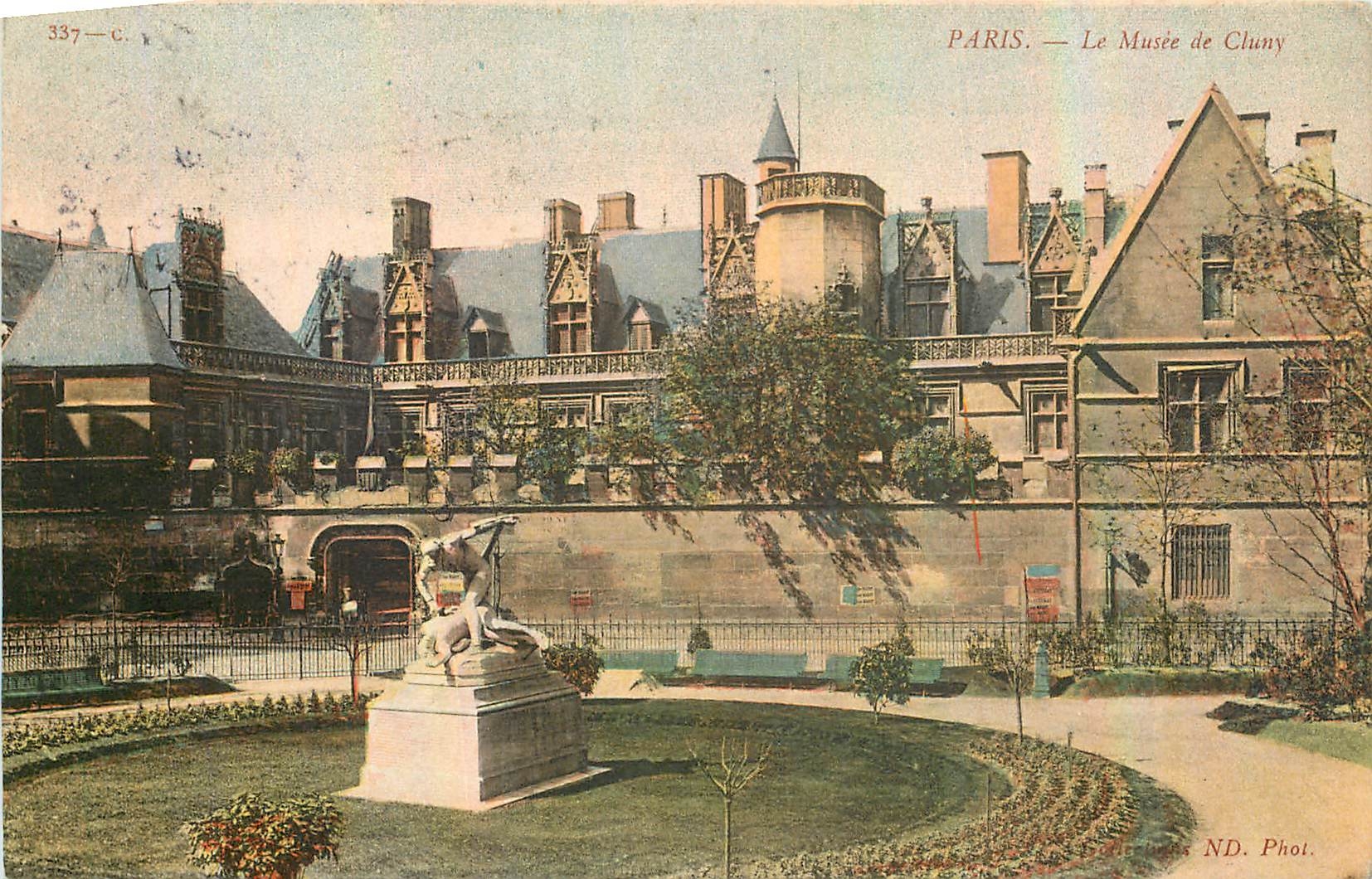 CPA Paris le Musee de Cluny 