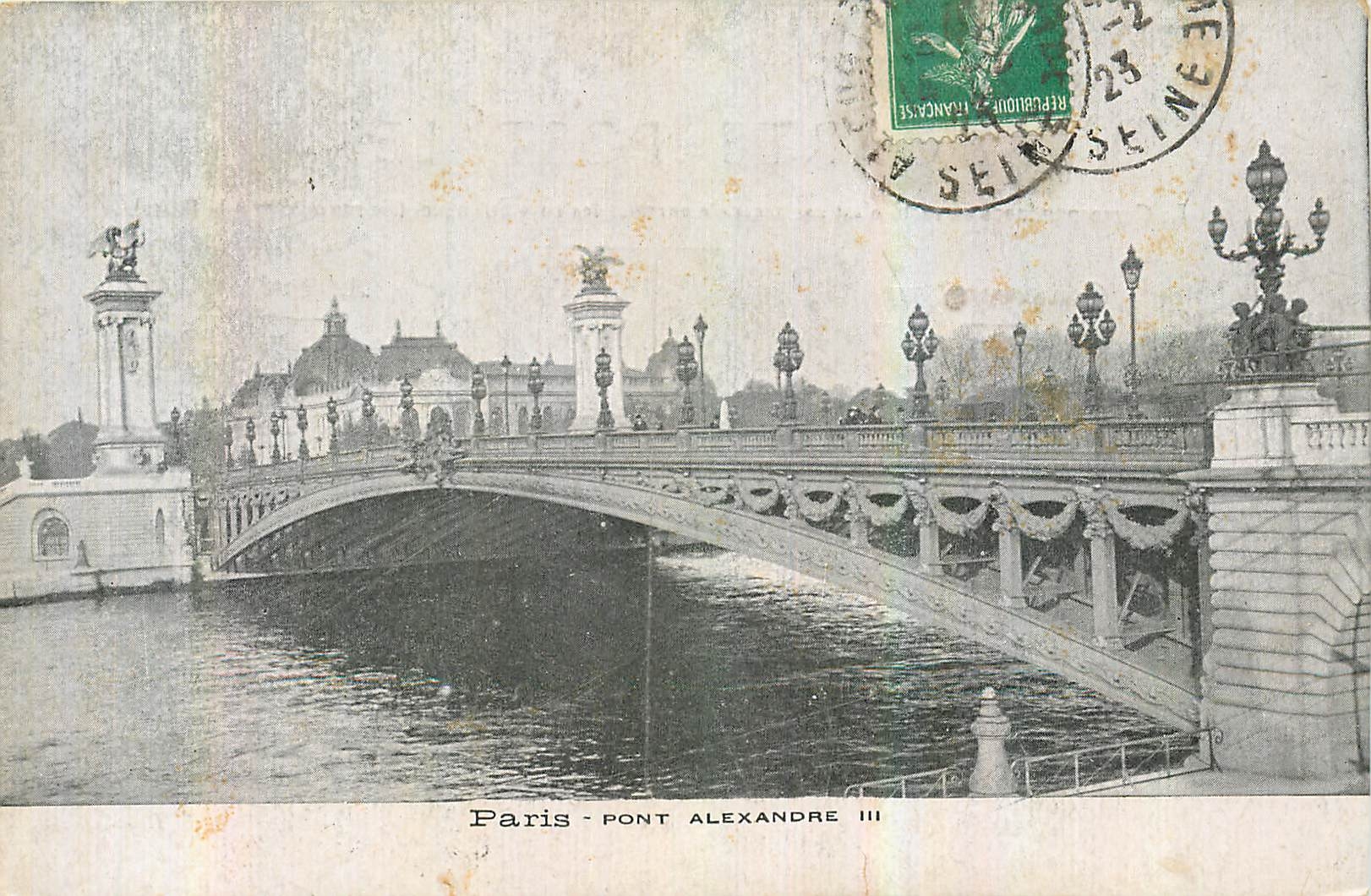 CPA Paris Pont Alexandre III 