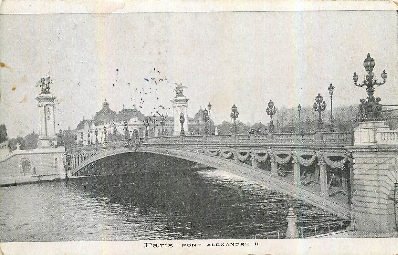 CPA Paris Pont Alexandre III 