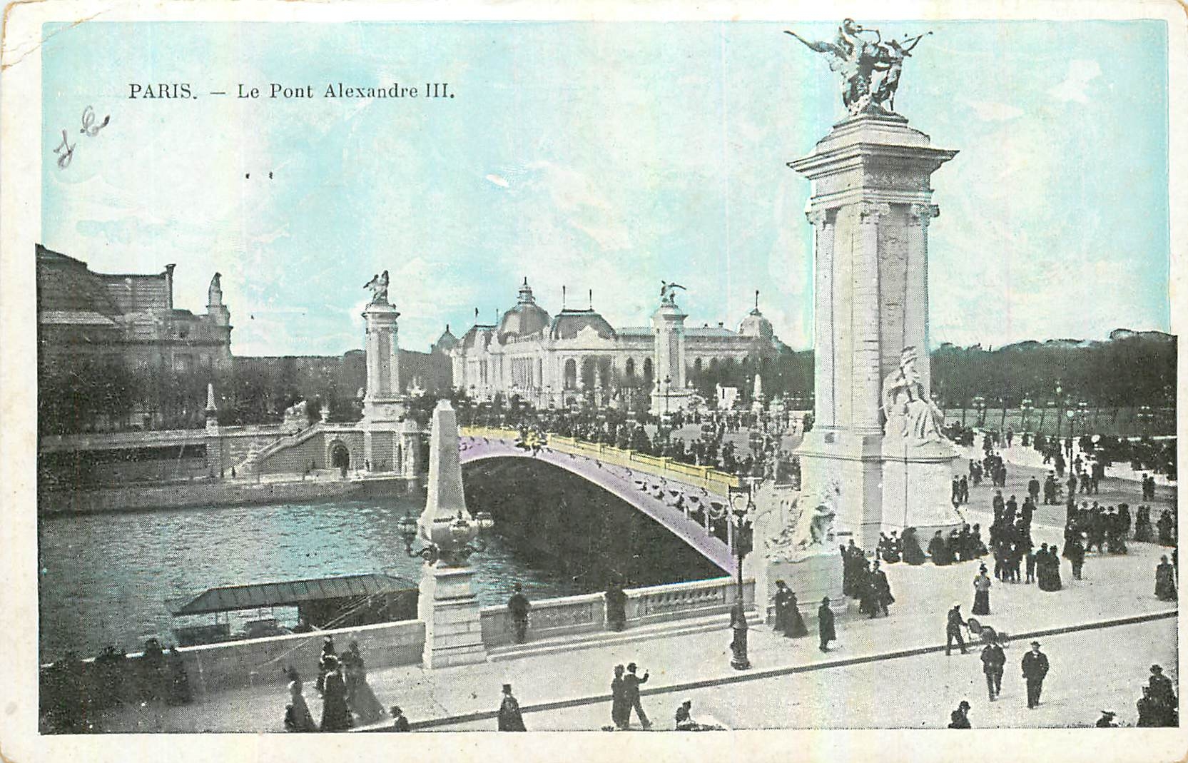 CPA Paris le Pont Alexandre III 