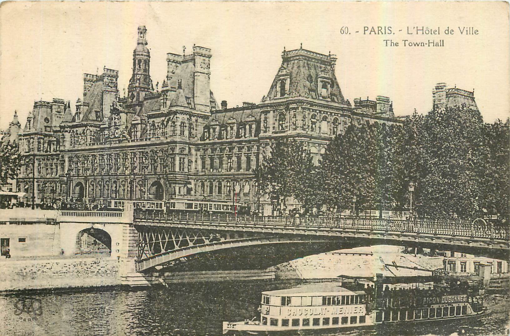 CPA Paris l'Hotel de Ville 