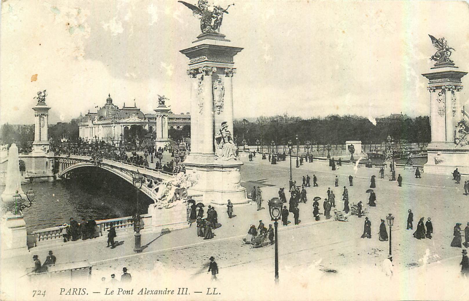 CPA Paris le Pont Alexandre III 