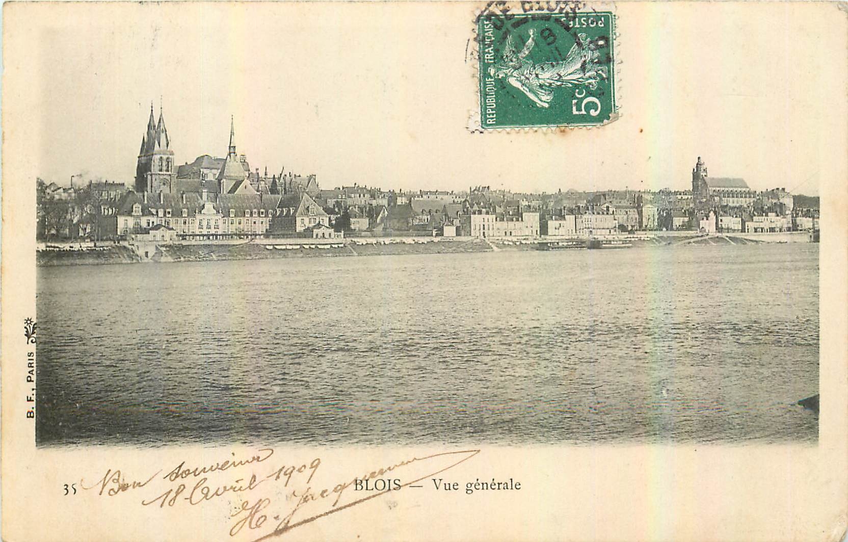 CPA Blois vue generale 