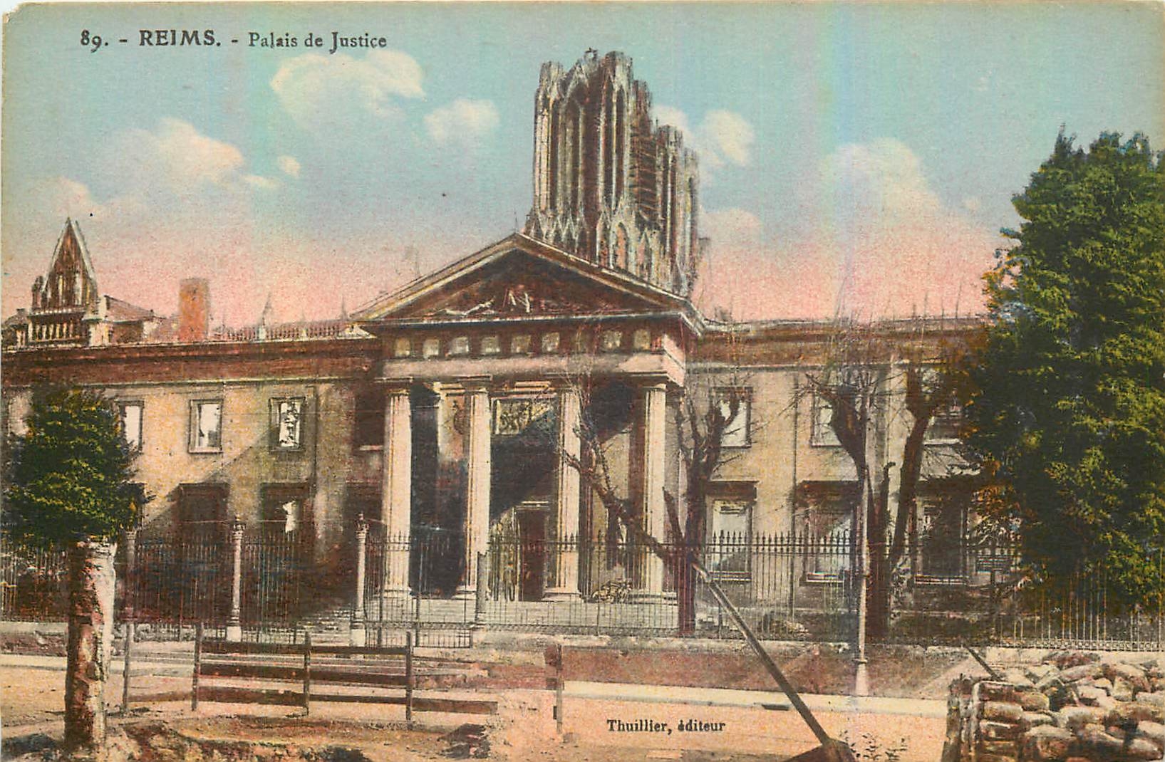 CPA Reims Palais de Justice 