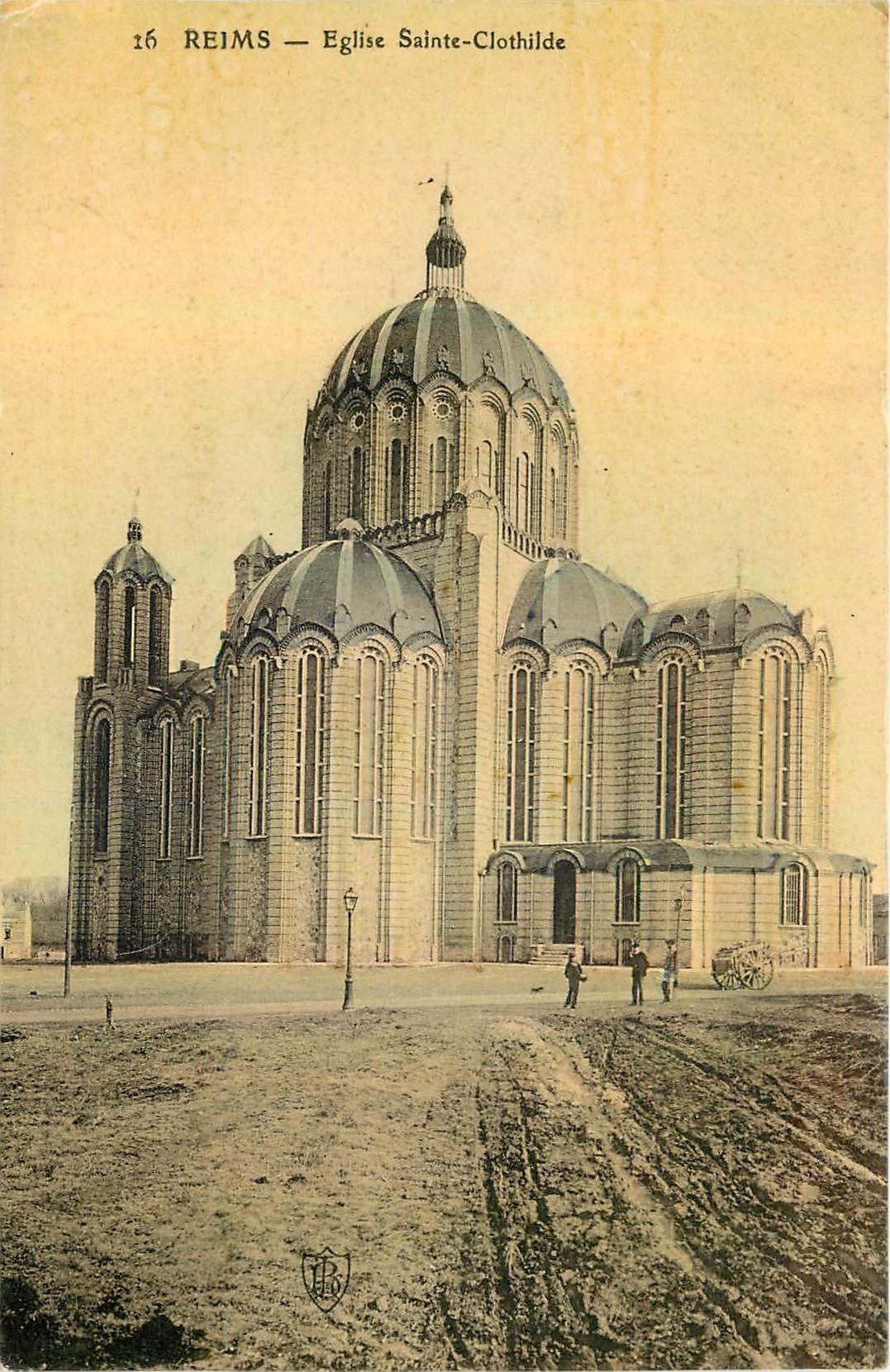 CPA Reims Eglise Sainte Clothilde 