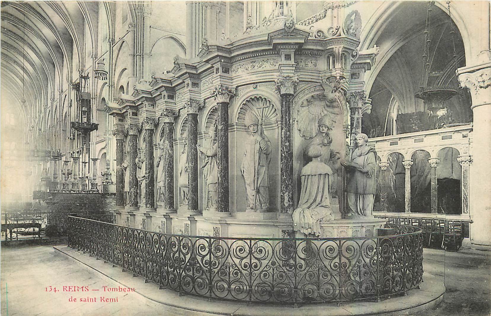 CPA Reims Tombeau de Saint Remi 
