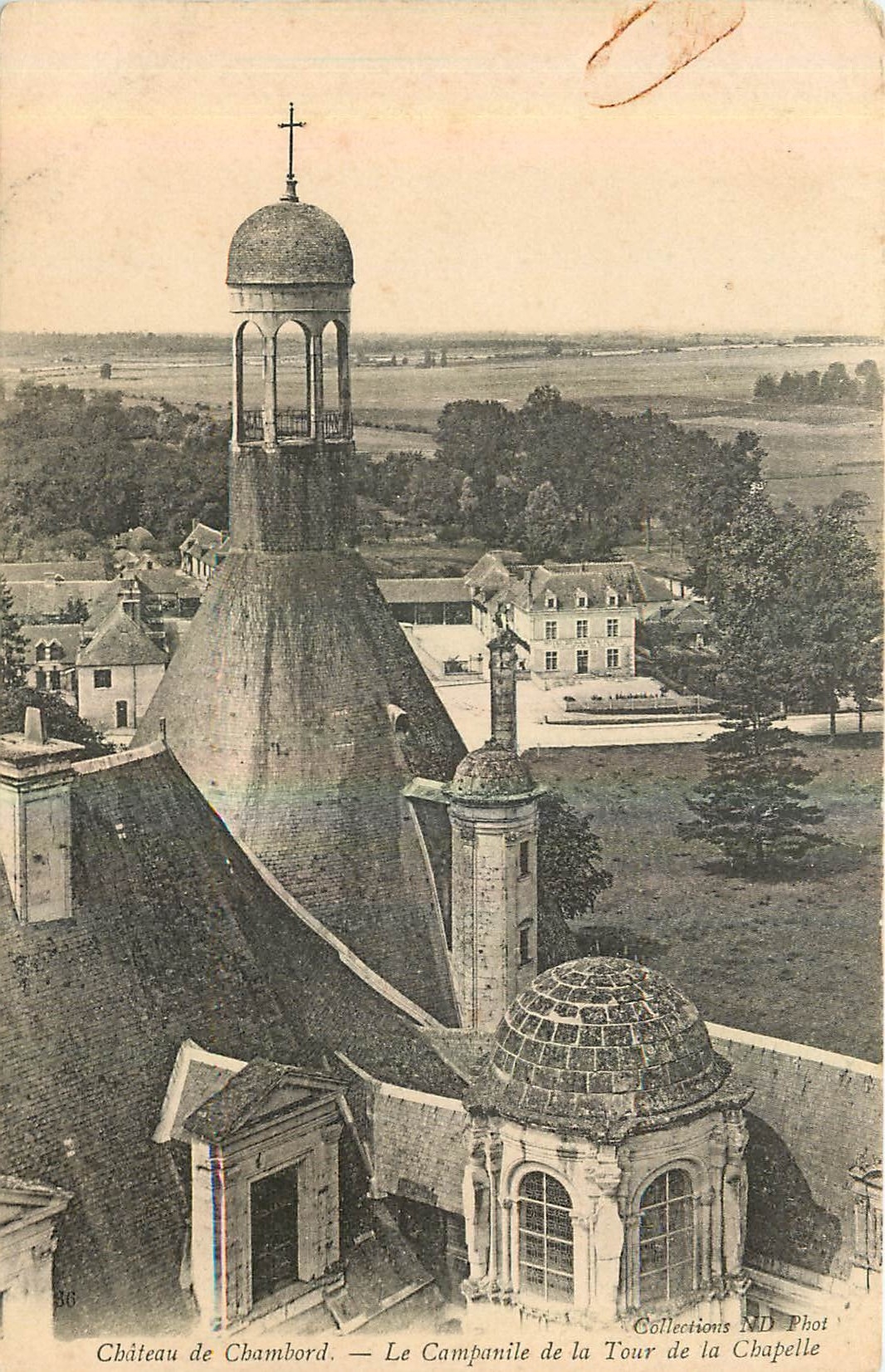CPA Chateau de Chambord Le Campanile de la Tour de la Chapelle