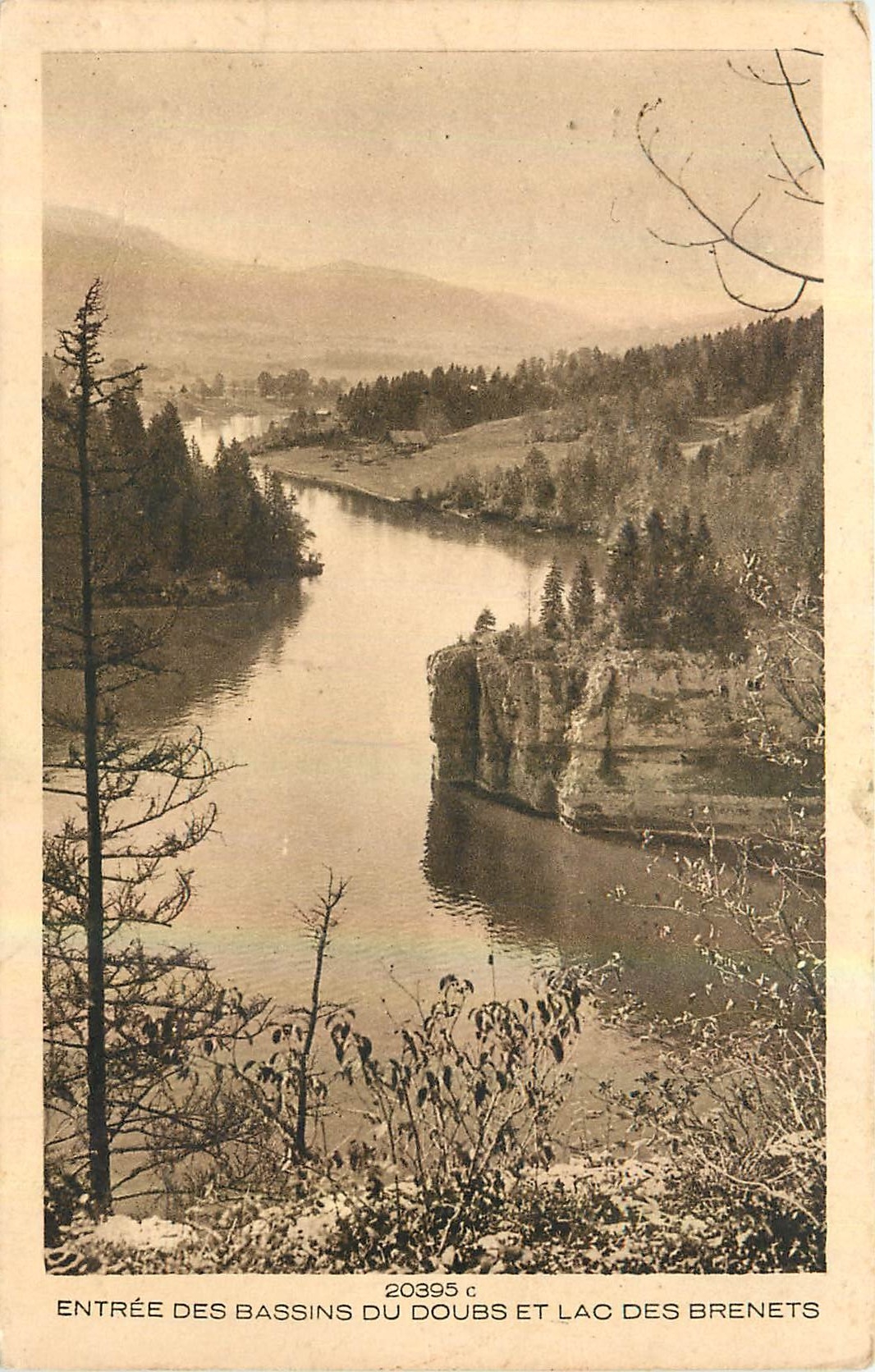 CPA Entree des Bassins du Doubs et Lac des Brenets 