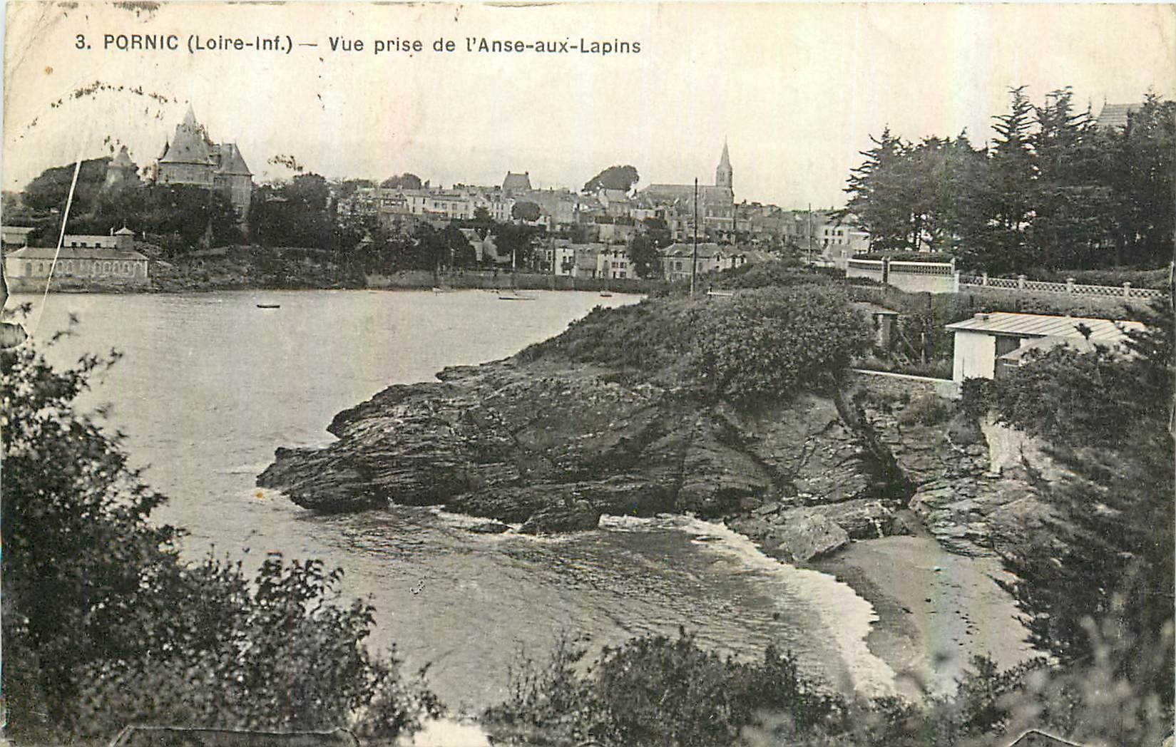 CPA Pornic Loire Inf Vue prise de l'Anse aux Lapins