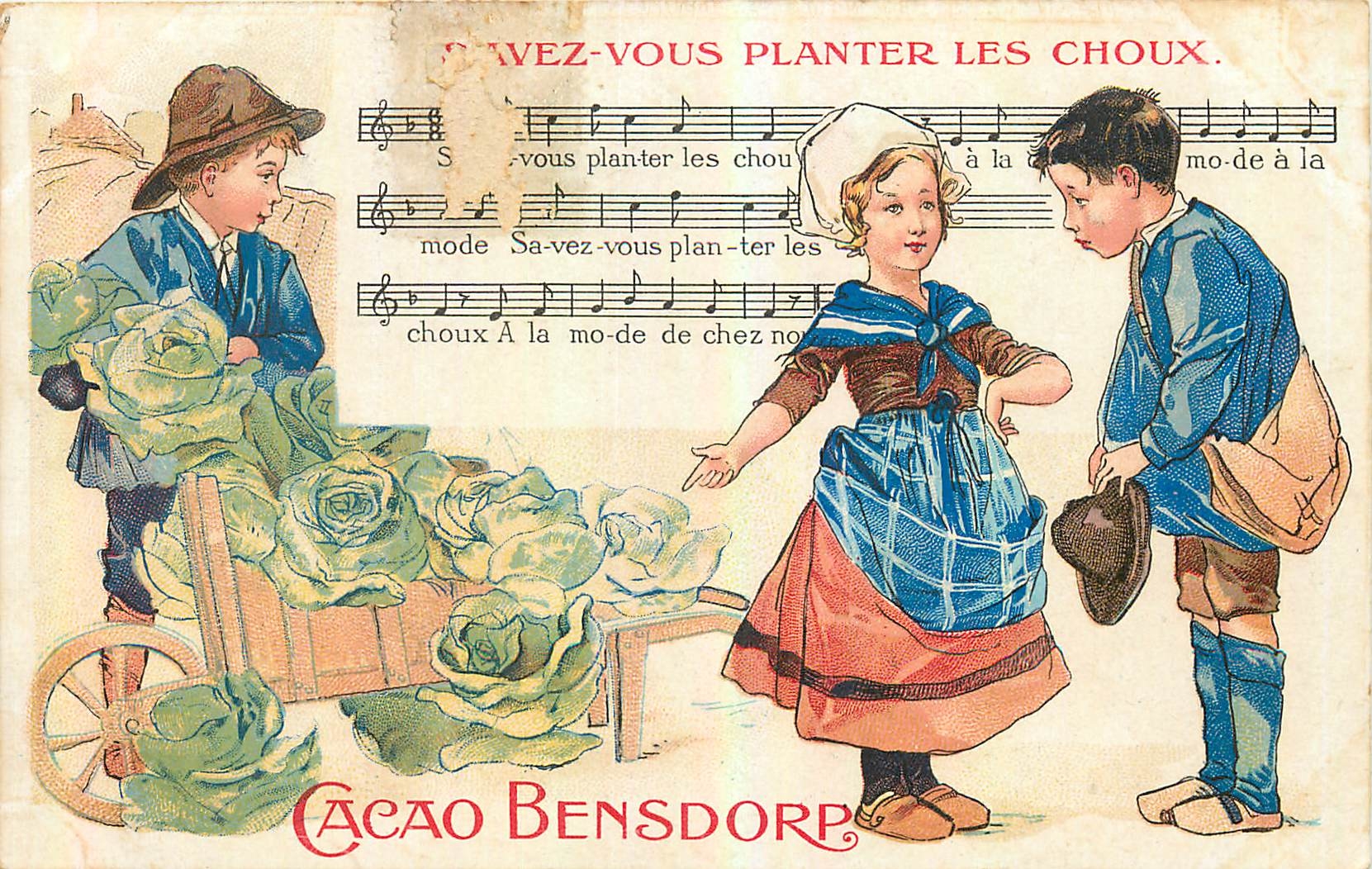 CPA Cacao Bensdorp Enfants