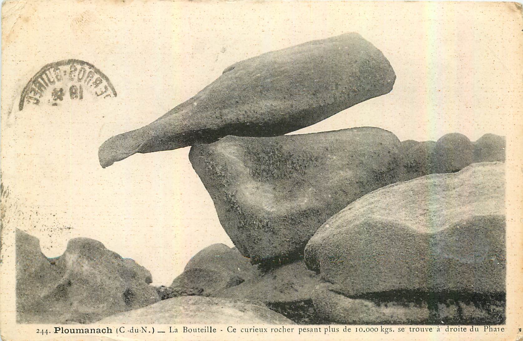 CPA Ploumanach C du N La Bouteille 