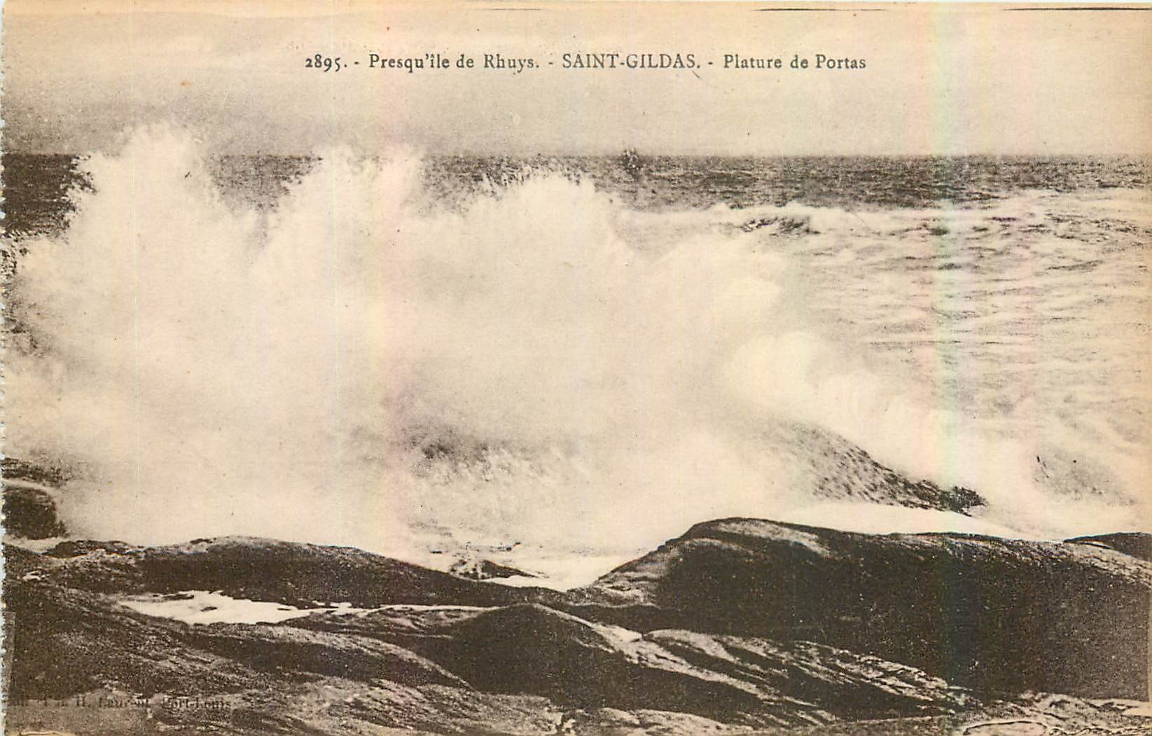 CPA Presquile de Rhuys Saint Gildas Plature de Portas