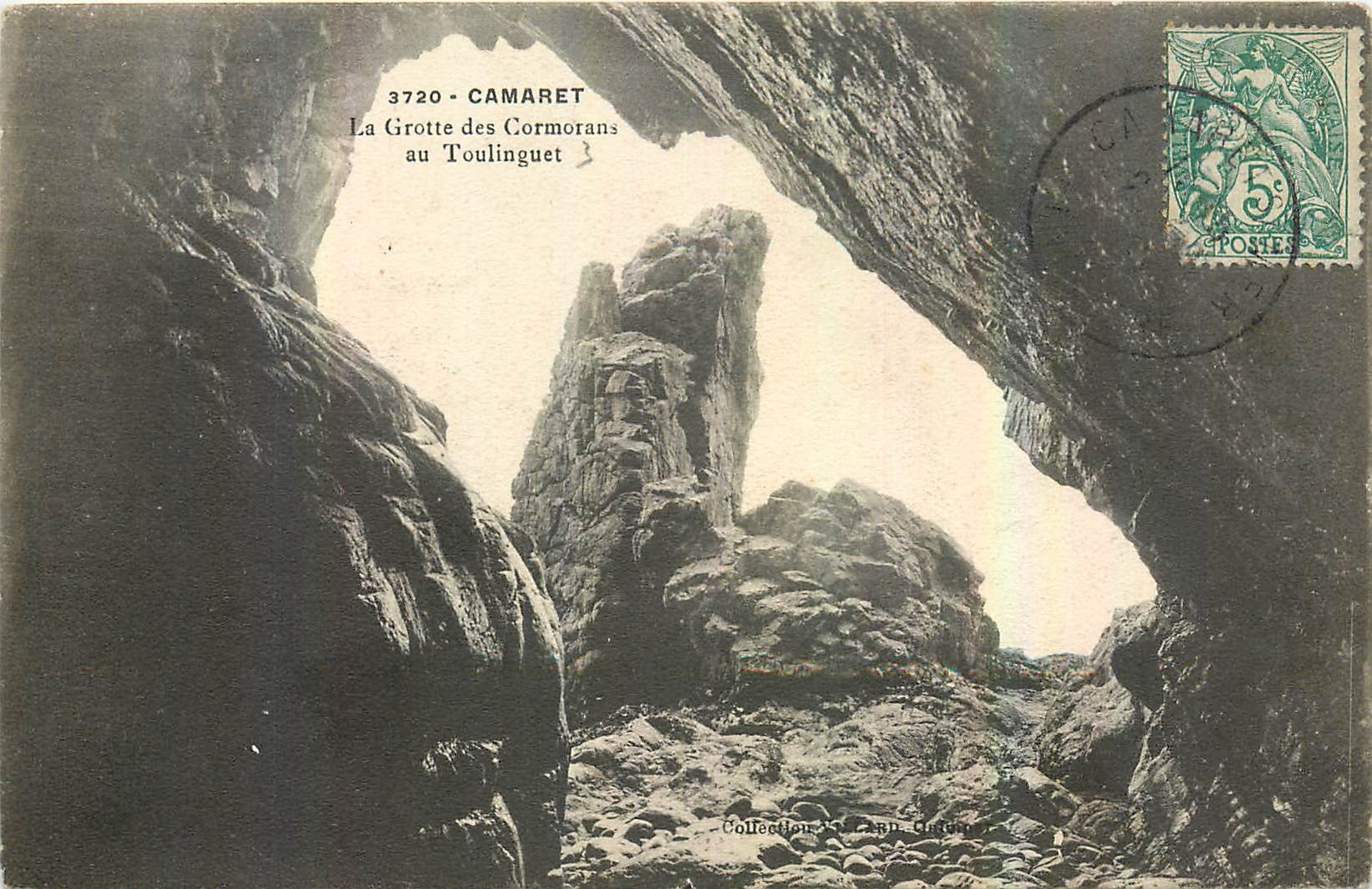 CPA Camaret La Grotte des Cormorans au Toulinguet 