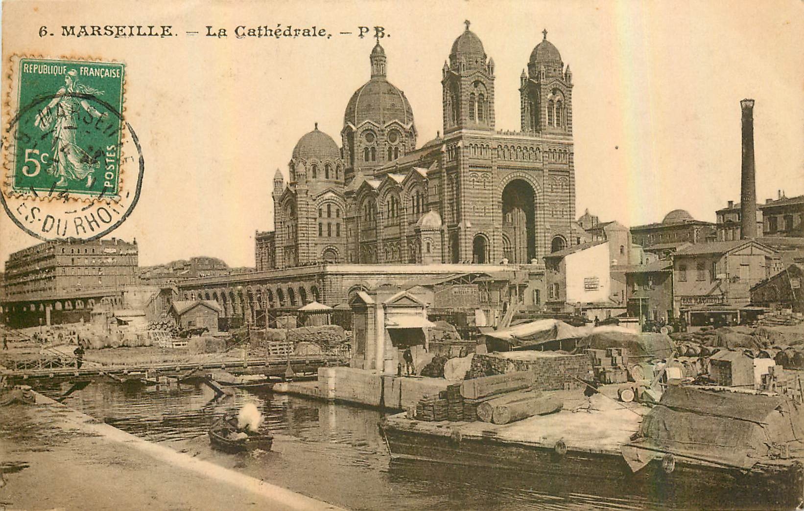 CPA Marseille La Cathedrale 