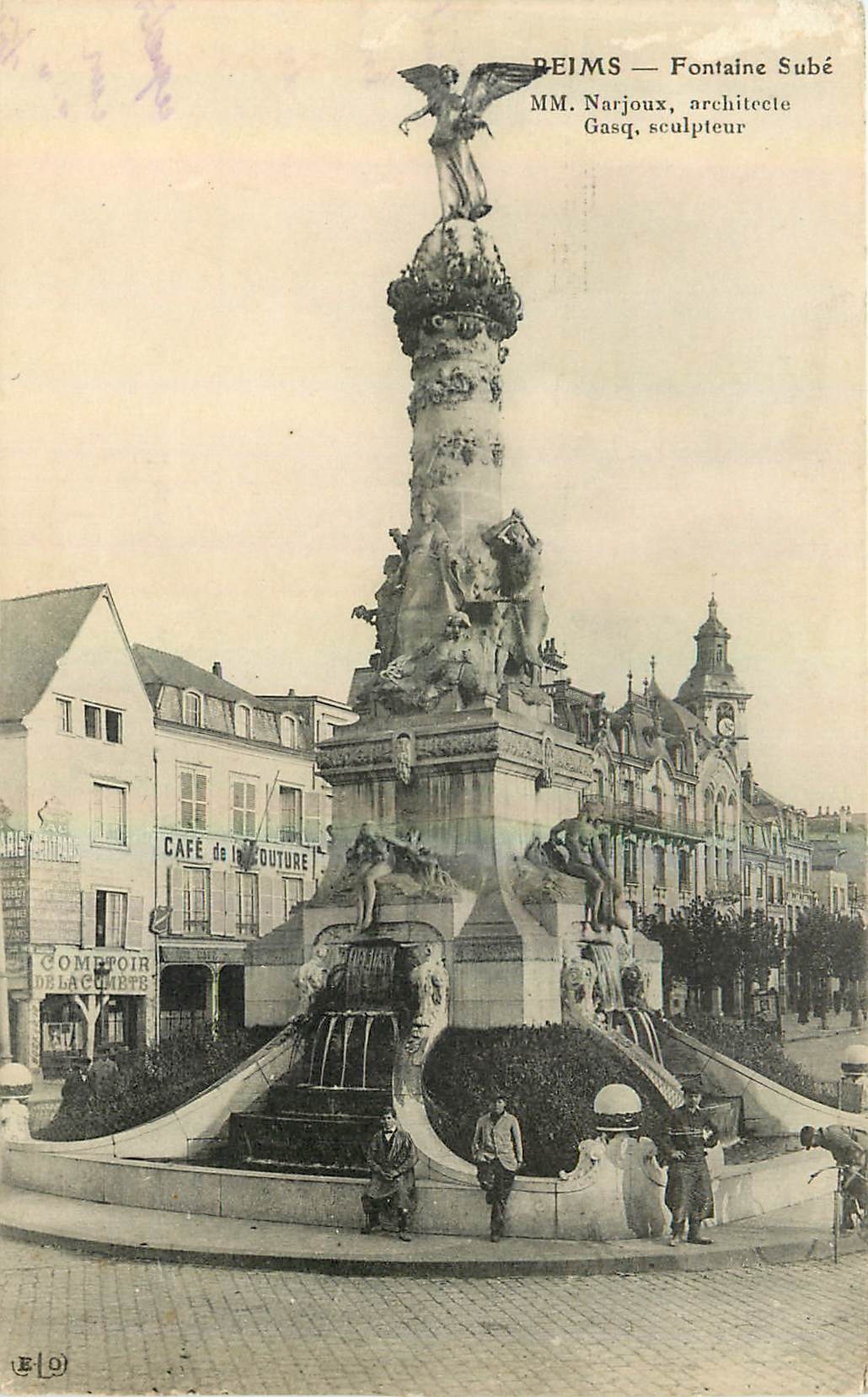 CPA Reims Fontaine Sube 