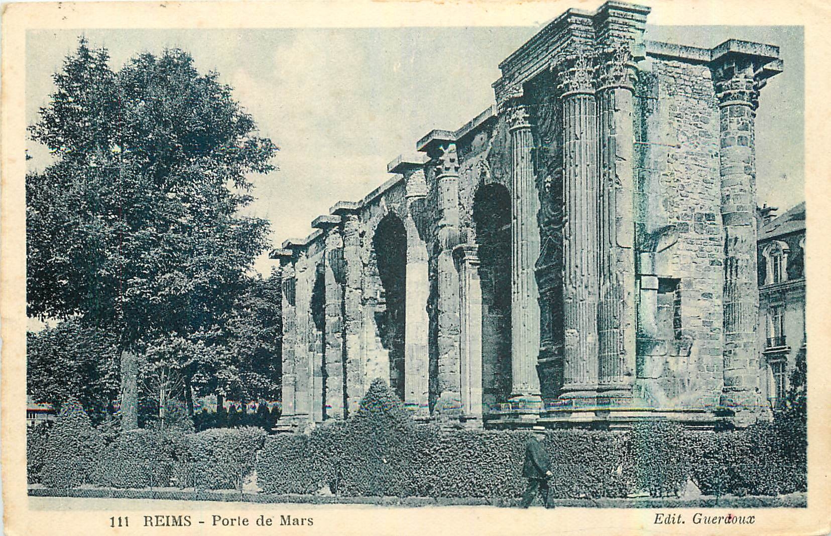CPA Reims Porte de Mars 