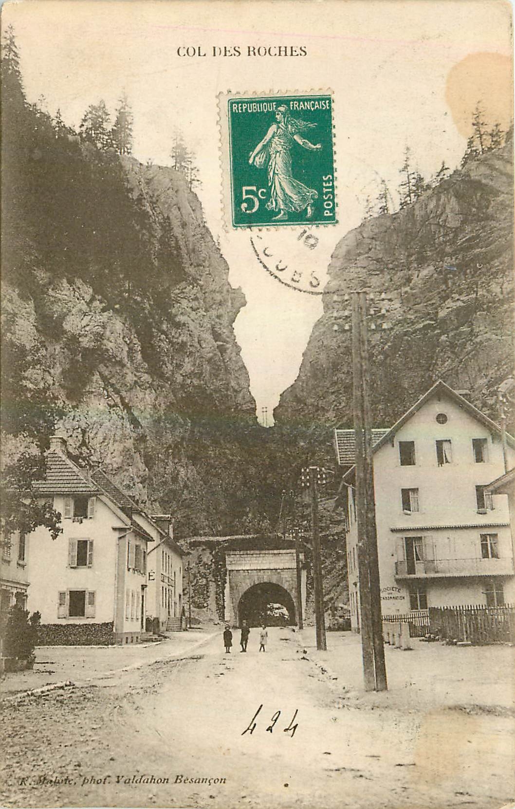 CPA Col des Roches 