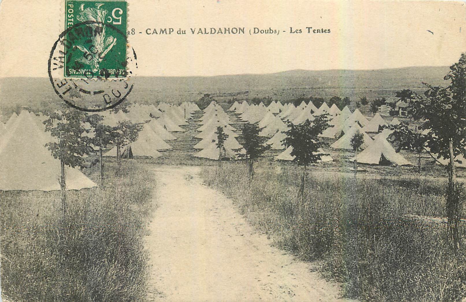 CPA Camp du Valdahon Doubs Les Tentes 