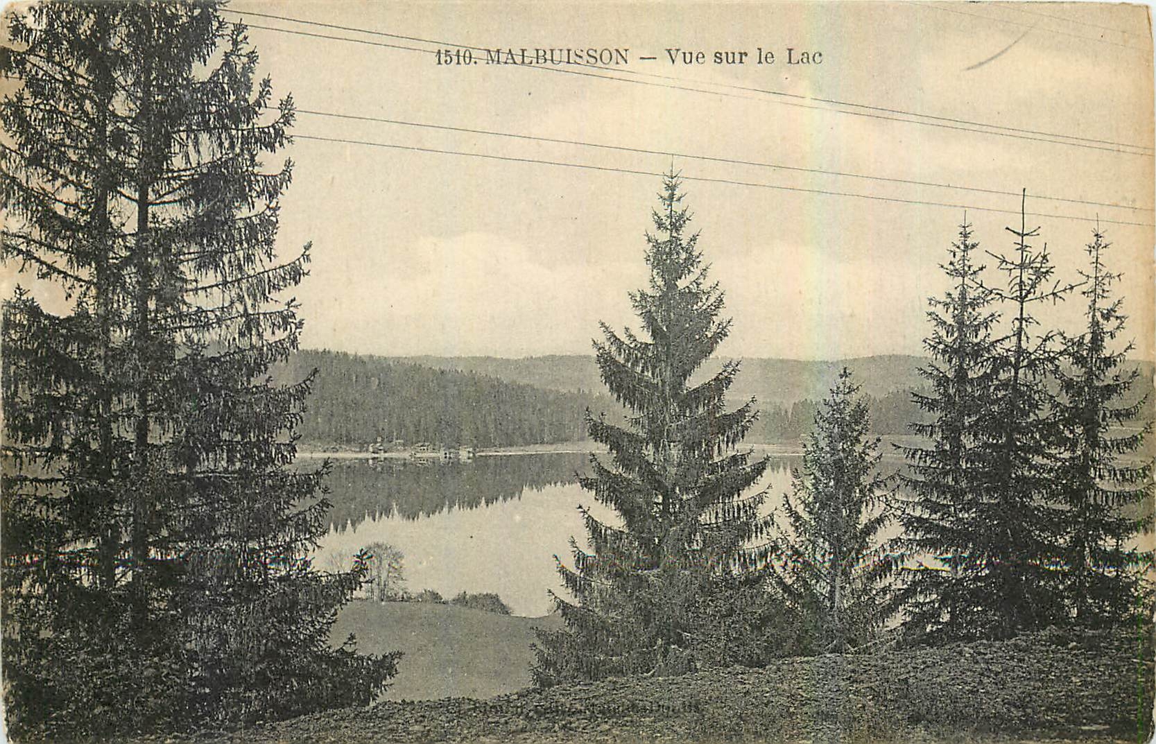 CPA Malbuisson Vue sur le Lac 