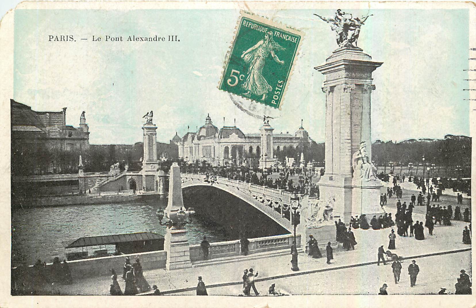 CPA Paris Le Pont Alexandre III