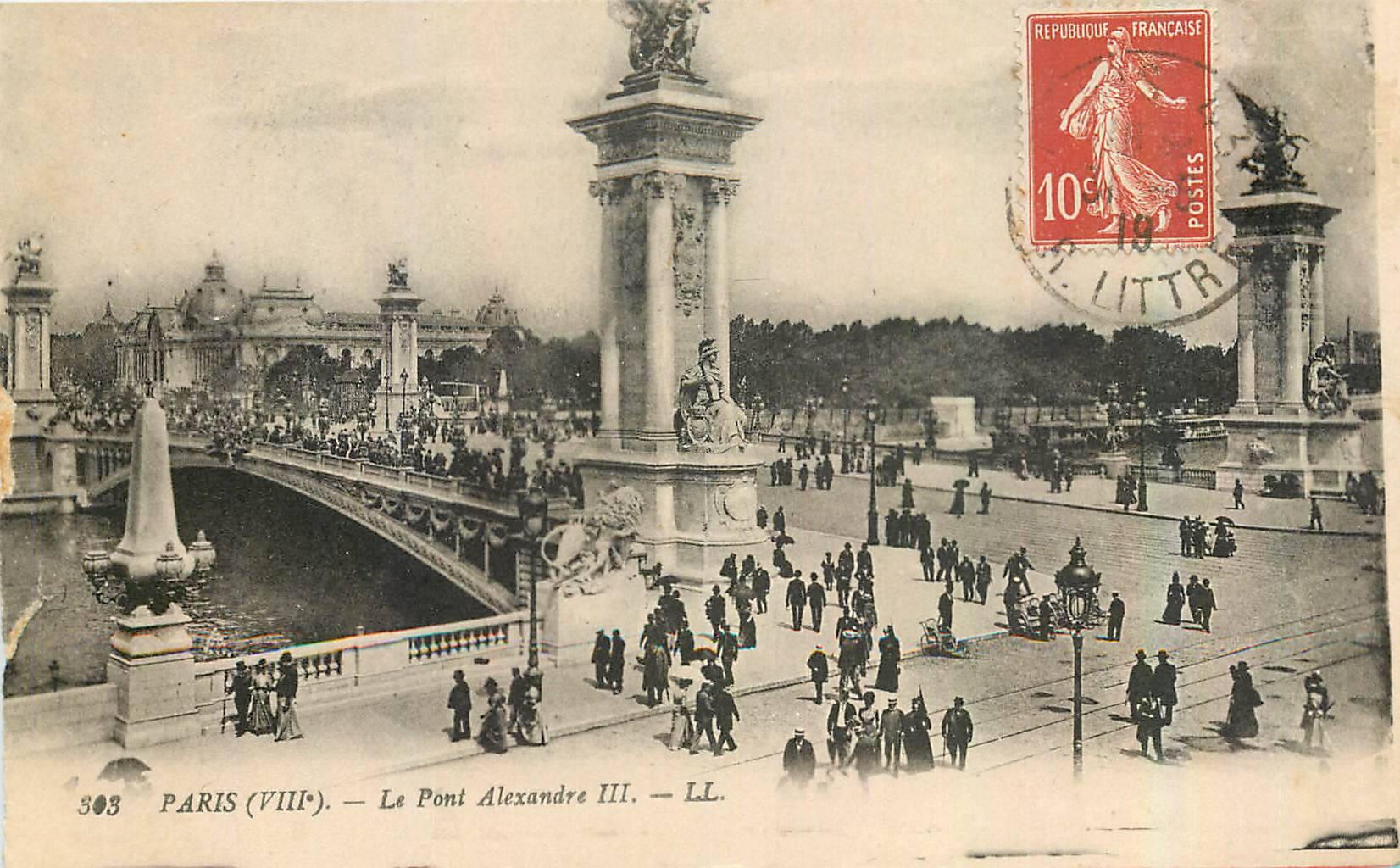 CPA Paris Le Pont Alexandre III 
