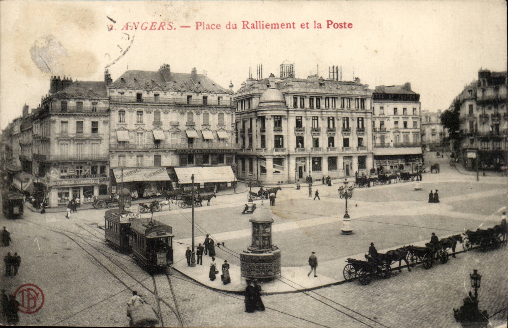 Angers CPA places rallying and La Poste