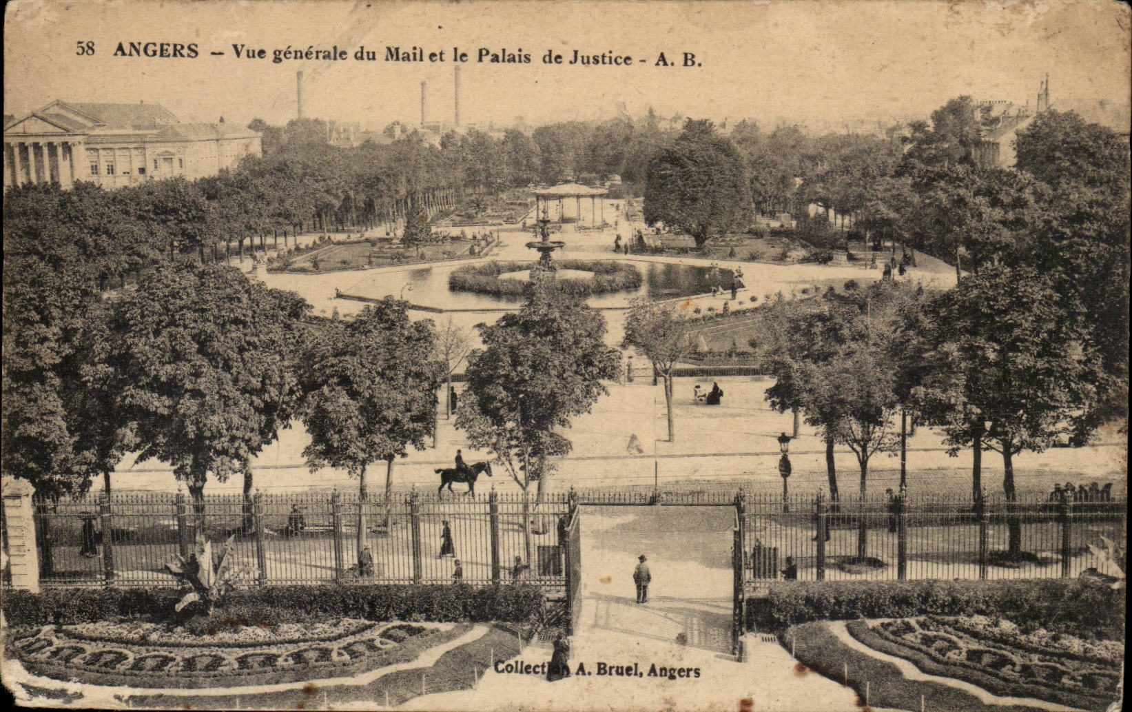 Angers CPA View of the Mall and the law courts