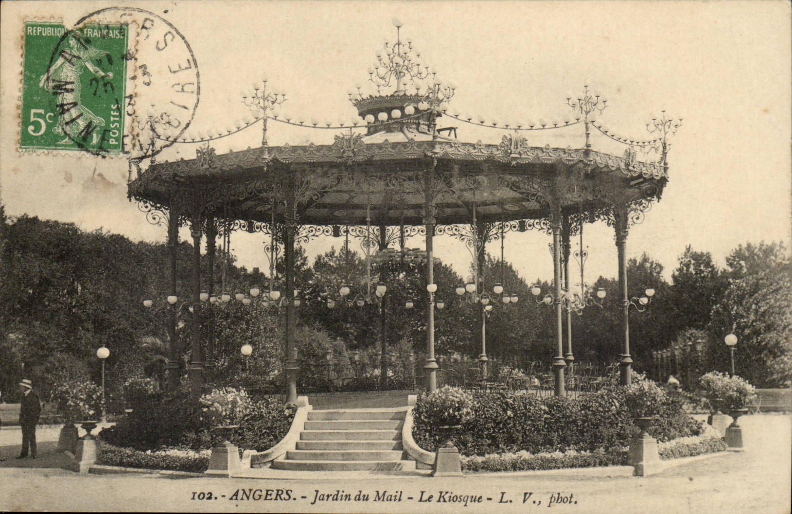 Angers CPA Garden of the Mall the kiosk
