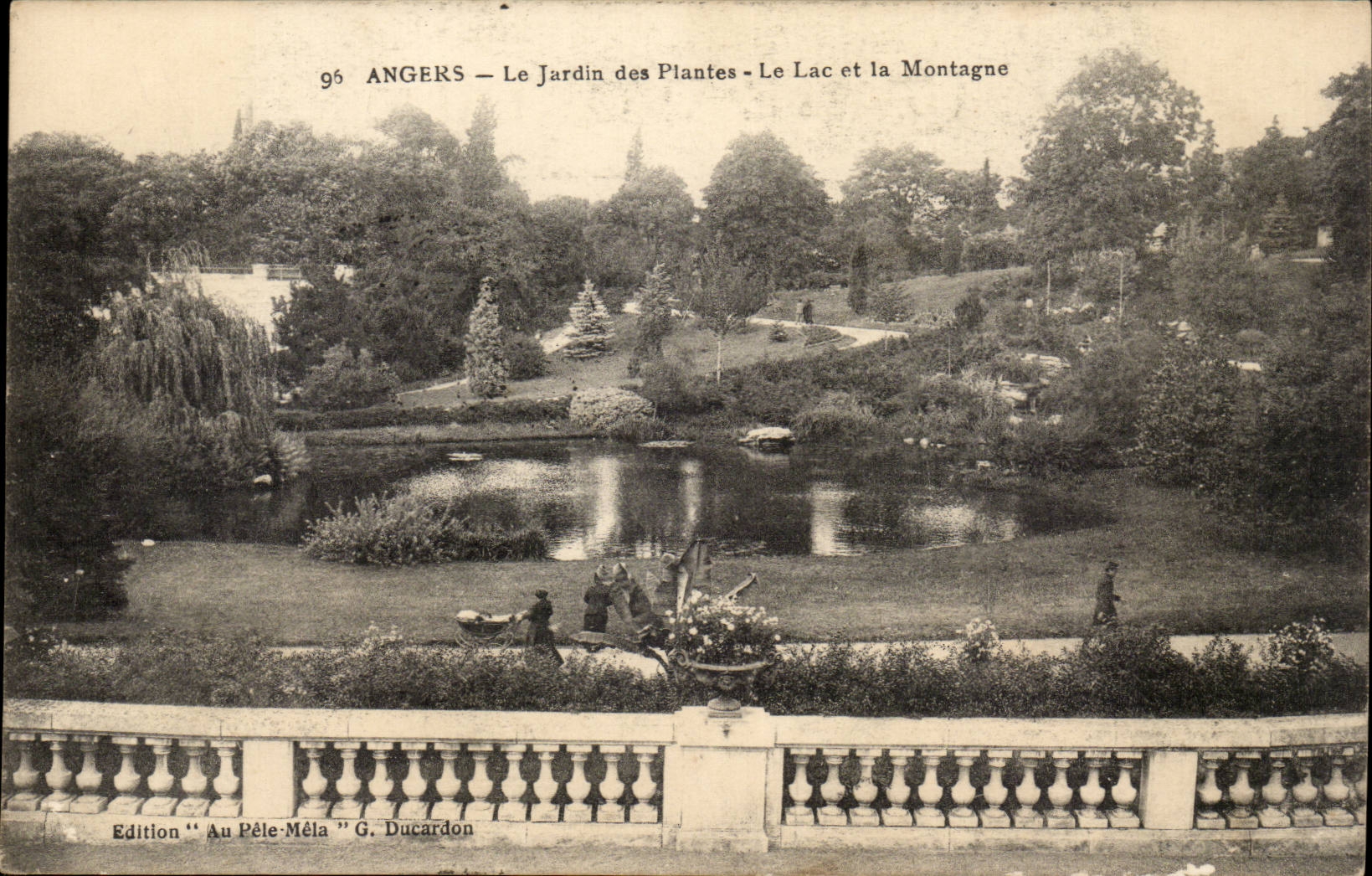 Angers CPA Botanical garden the lake and the mountain