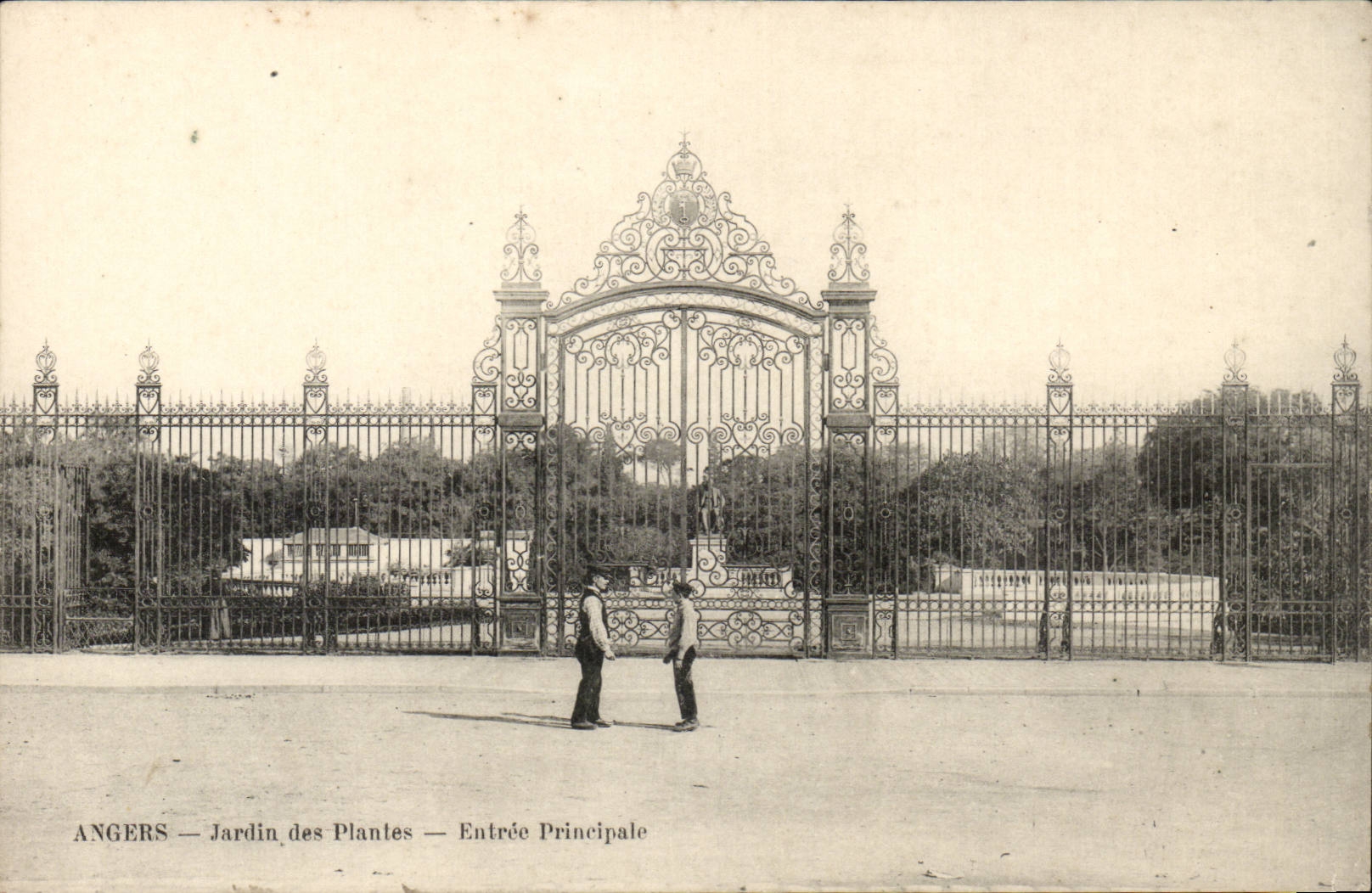 Angers CPA Botanical garden Main entrance