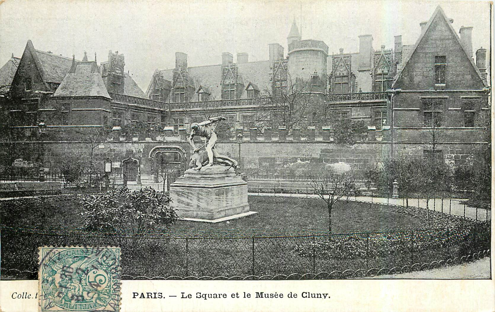 CPA Paris le Square et le Musee de Cluny