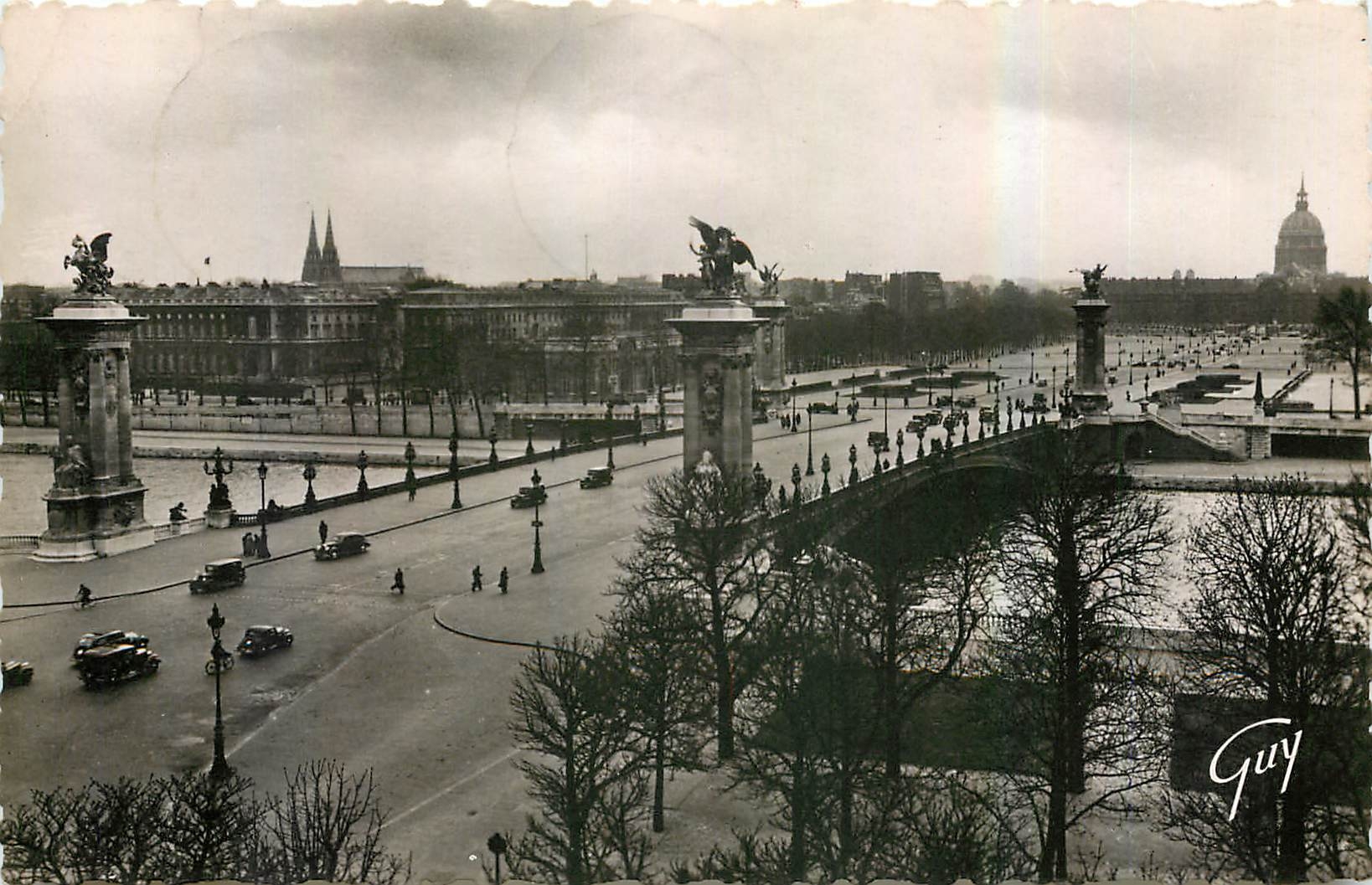 CPA Paris et ses Merveilles le Pont alexandre III et l'esplanade des Invalides 