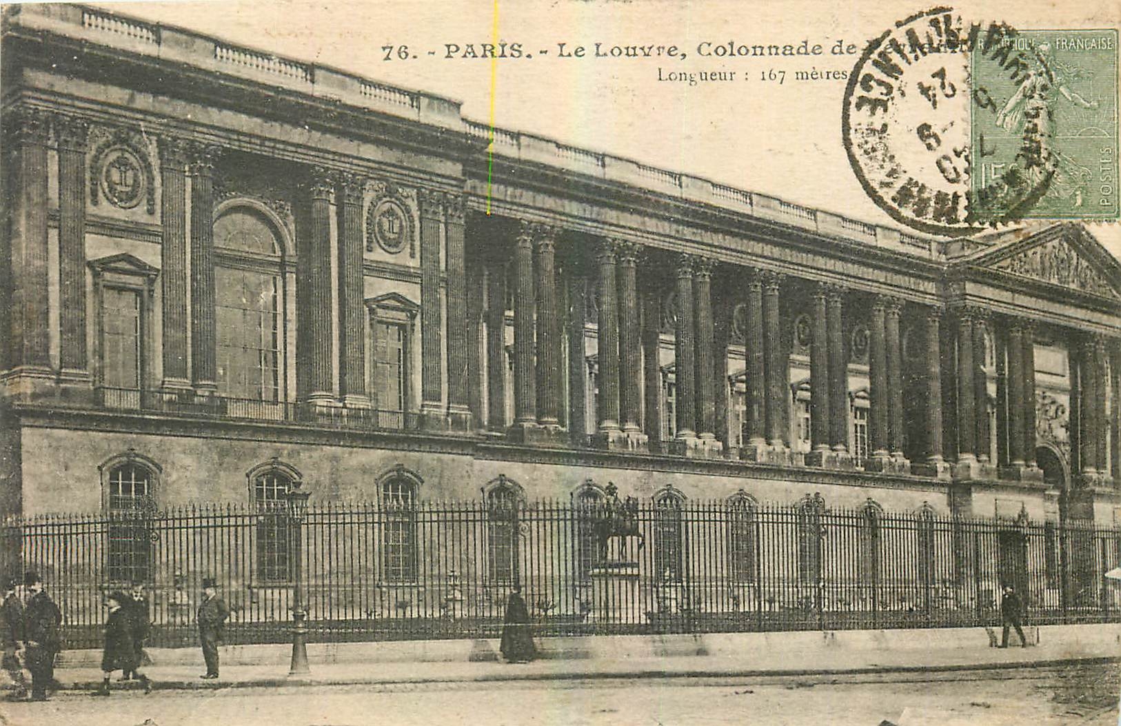 CPA Paris le Louvre Colonnade de 