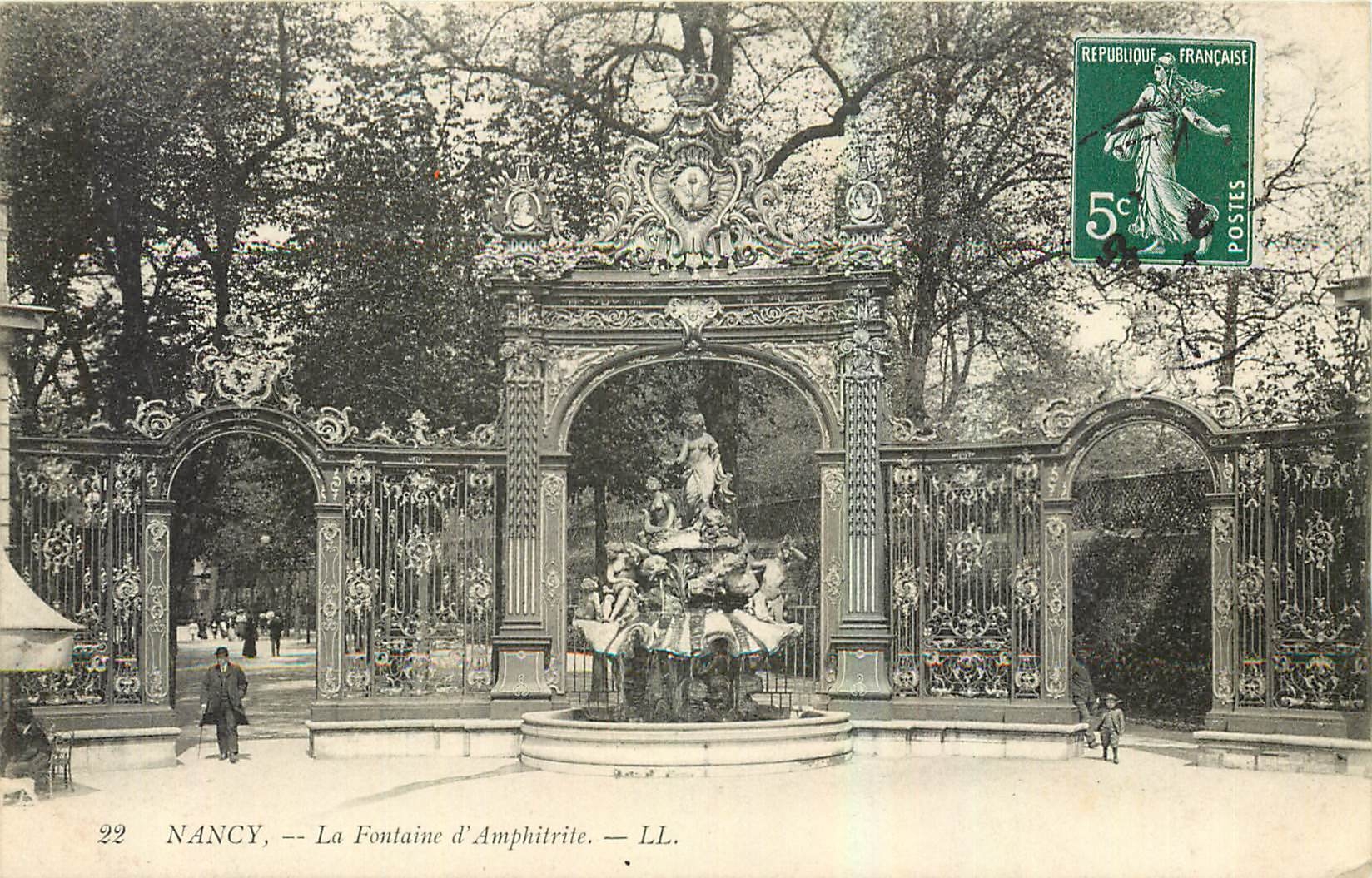 CPA Nancy La Fontaine d'Amphitrite 