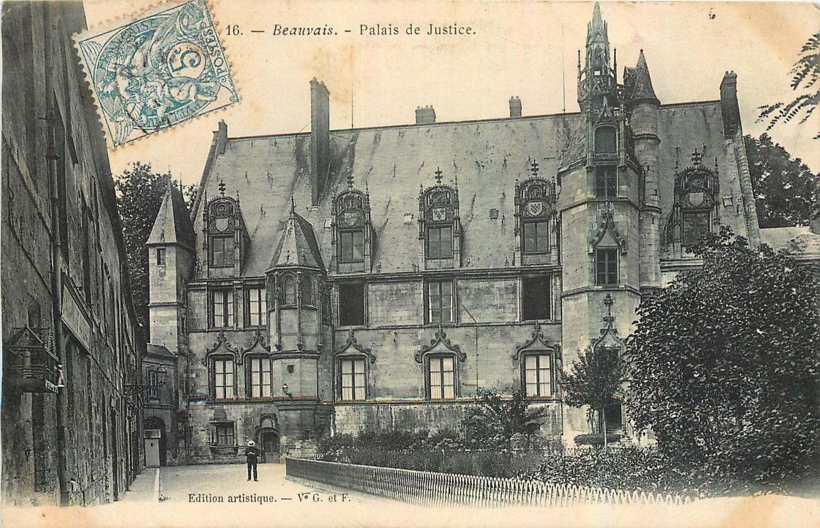 CPA Beauvais Palais de Justice 