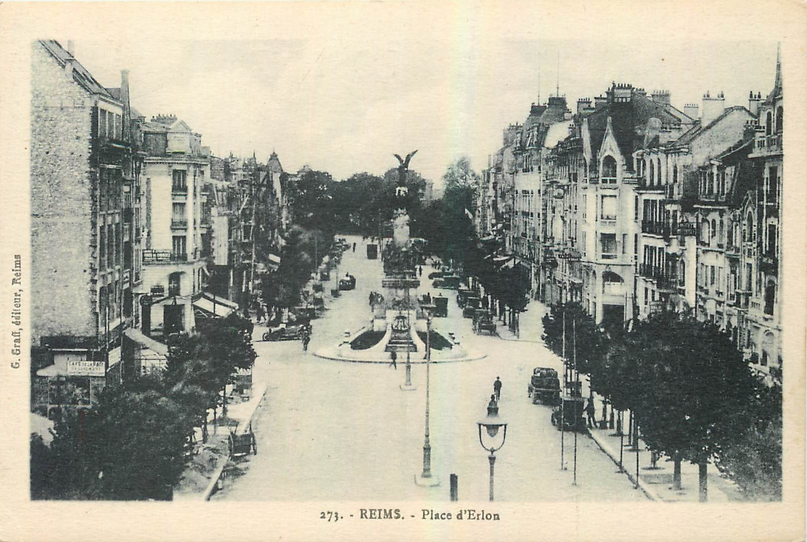 CPA Reims Place d'Erlon 
